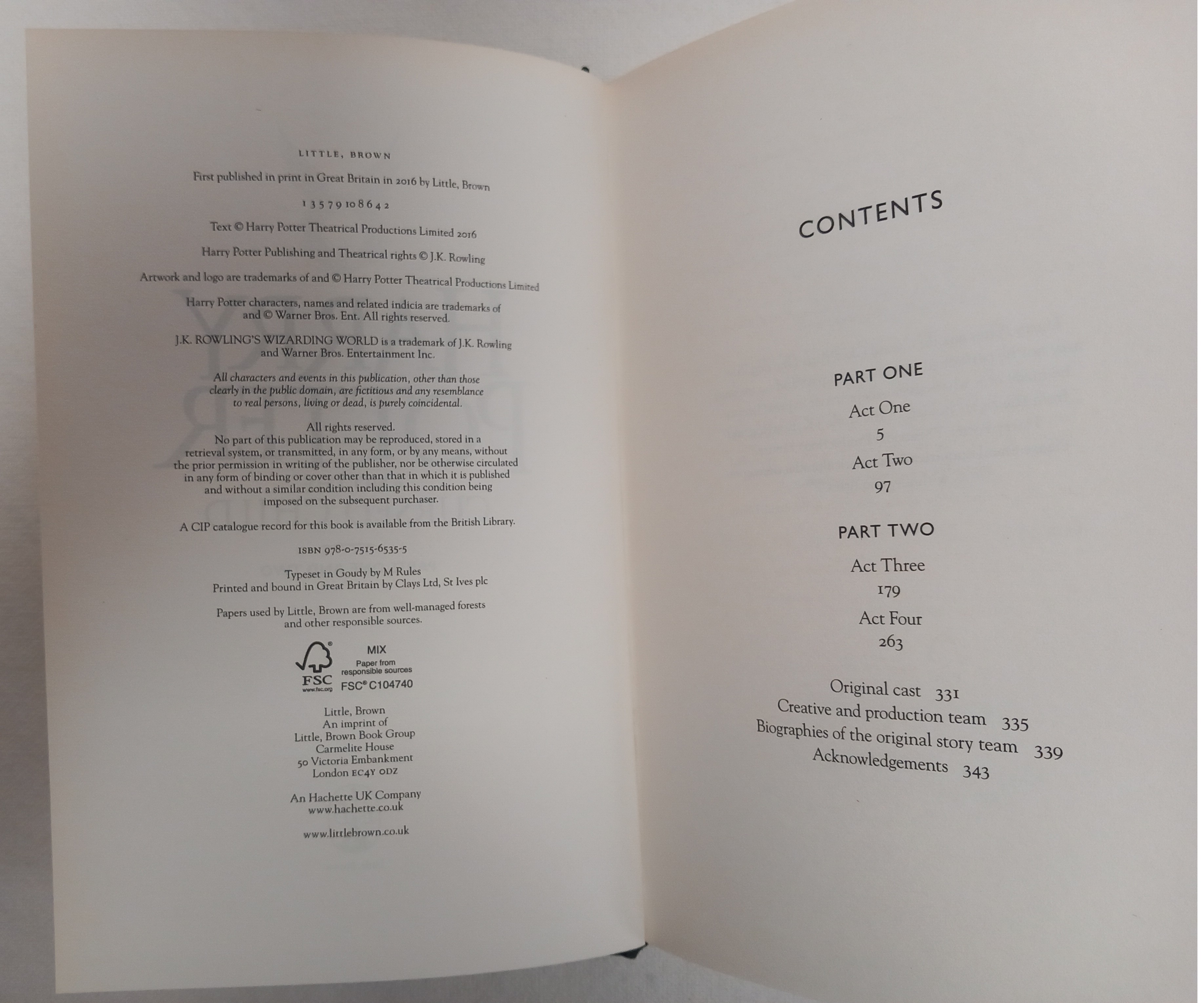 Harry Potter and the cursed child – foto 4 – kavel bij GSD Auctions, Zoeterwoude