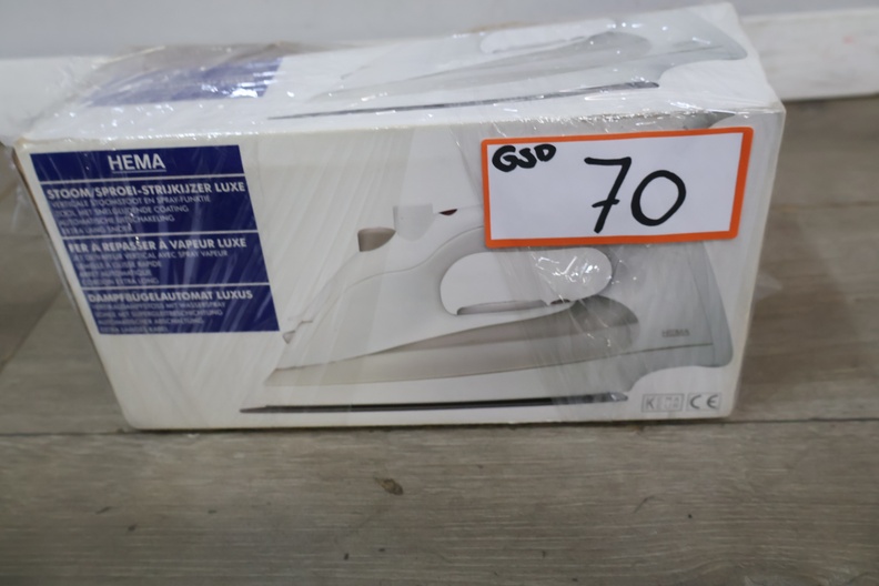 HEMA Stoomstrijkijzer Luxe' – foto 18 – kavel bij GSD Auctions, Zoeterwoude