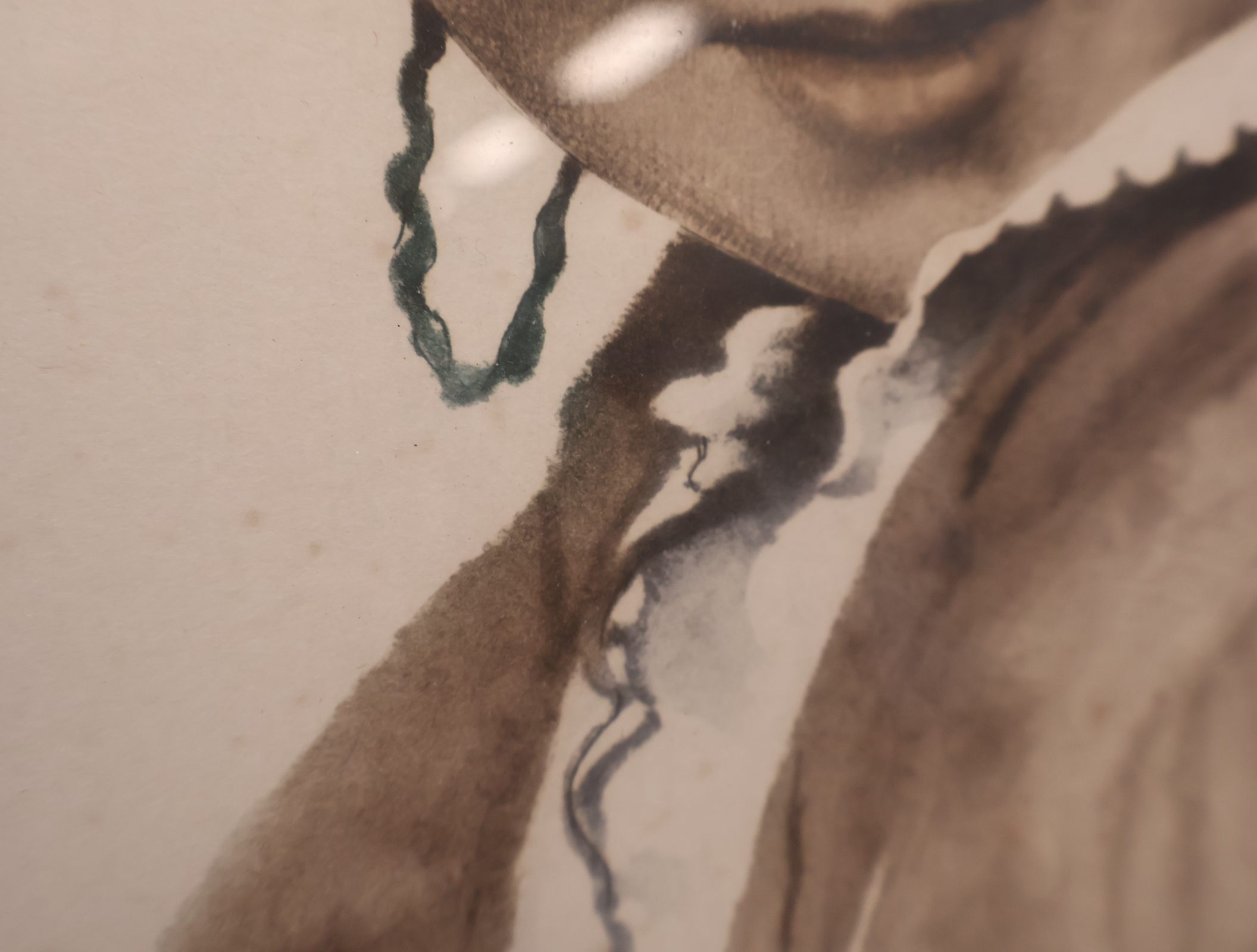 Ingelijste tekening van kind met strohoed – foto 7 – kavel bij GSD Auctions, Zoeterwoude