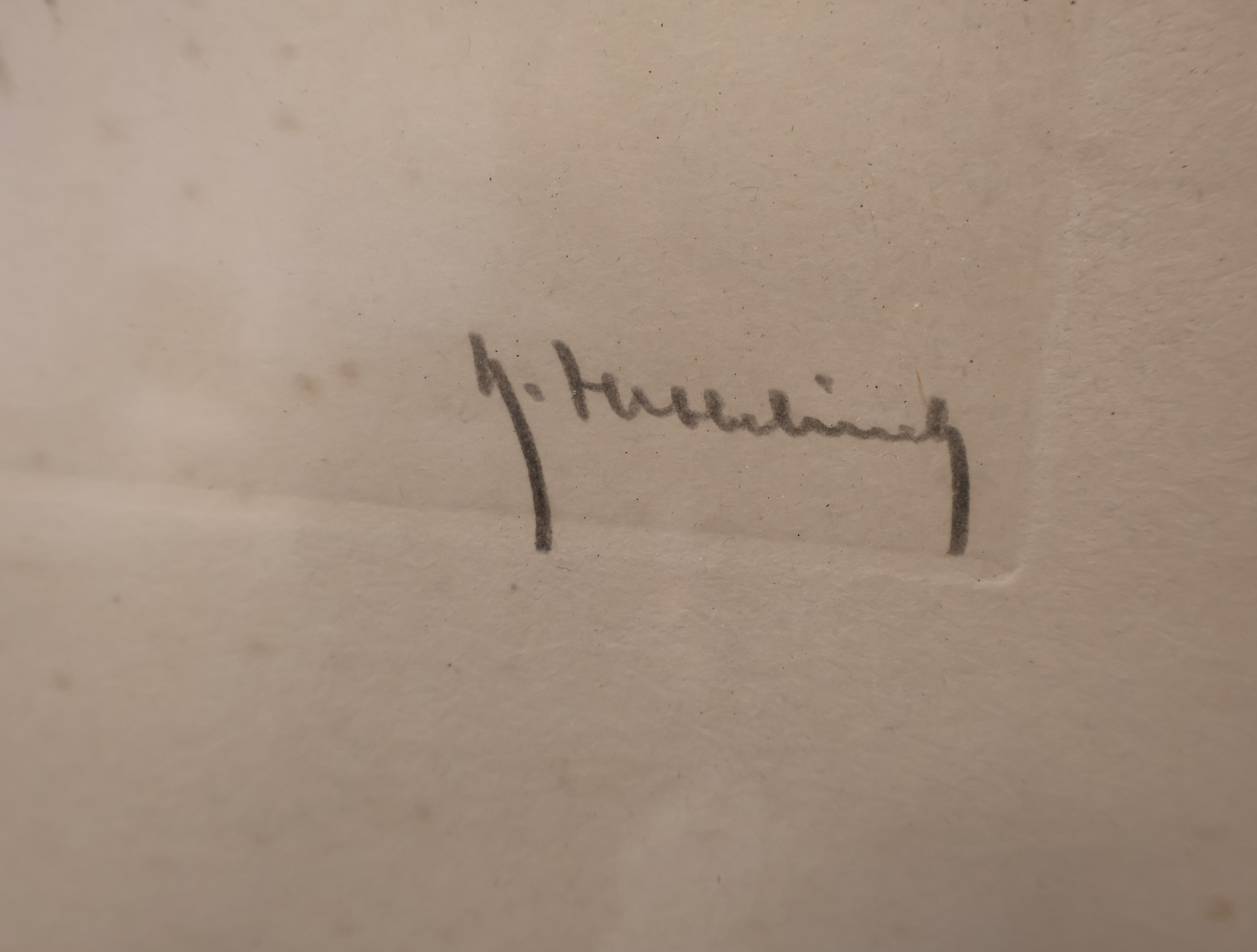 Ingelijste tekening van kind met strohoed – foto 8 – kavel bij GSD Auctions, Zoeterwoude