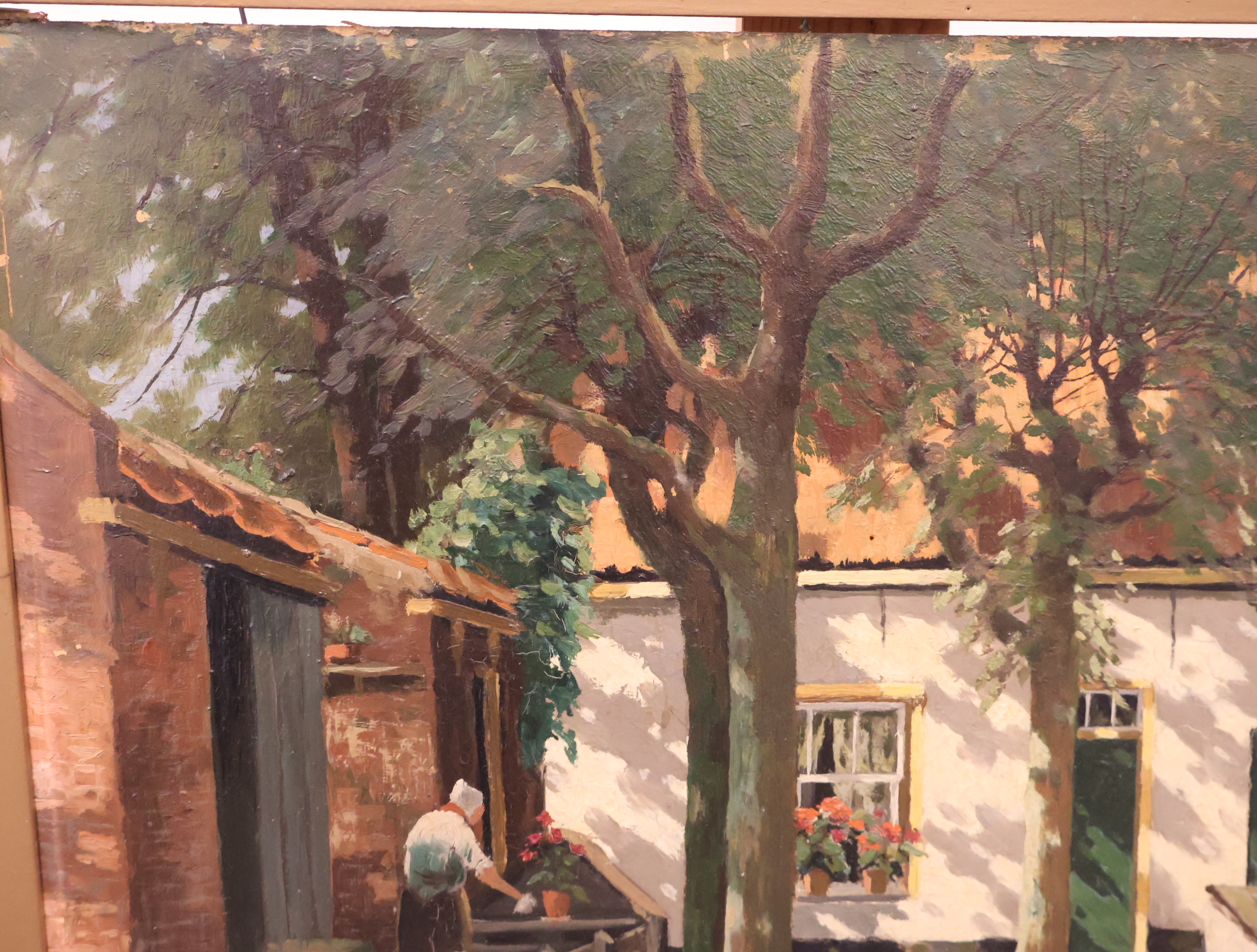 Schilderij Boederij aanzicht - W.A. Waggenaar – foto 5 – kavel bij GSD Auctions, Zoeterwoude