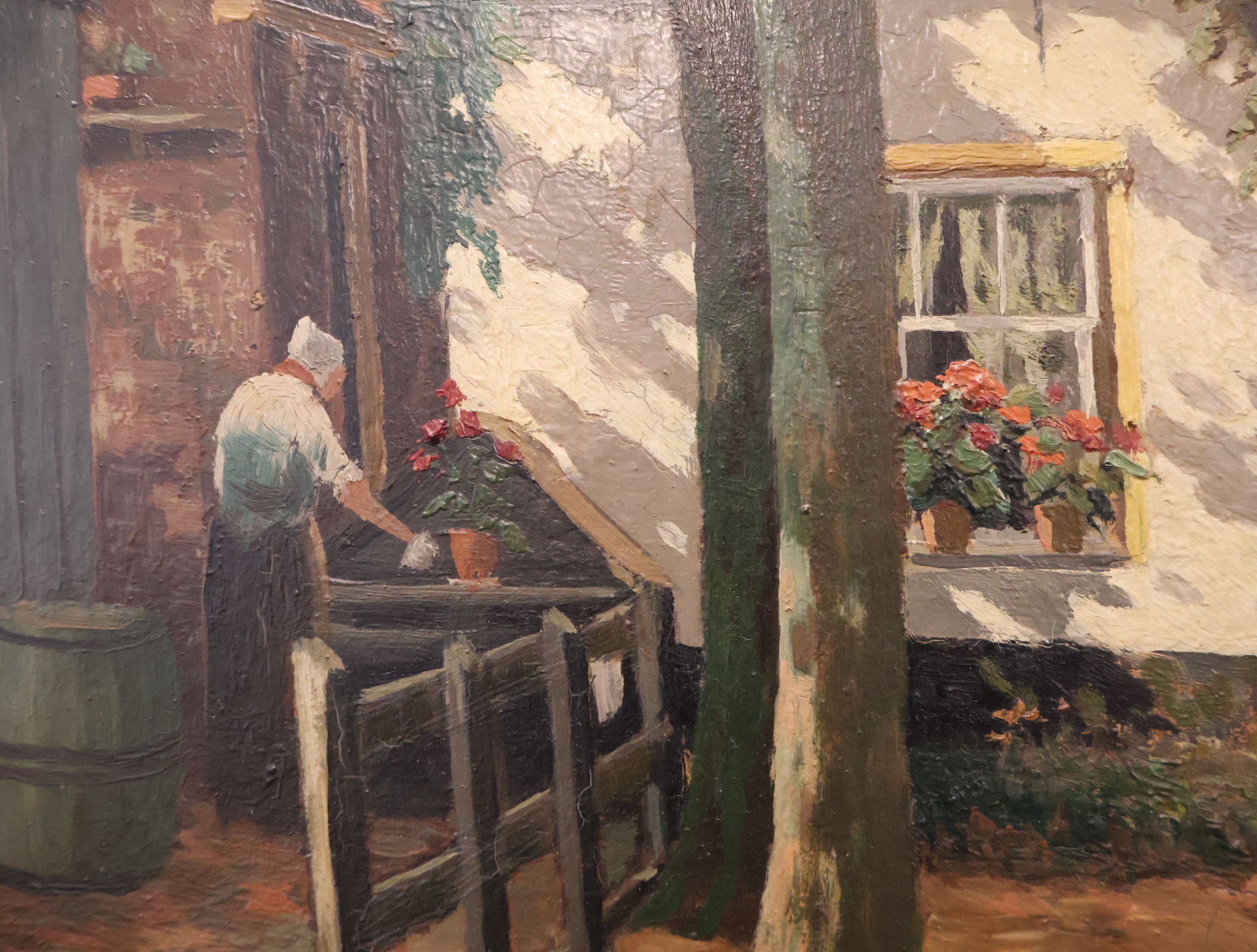Schilderij Boederij aanzicht - W.A. Waggenaar – foto 10 – kavel bij GSD Auctions, Zoeterwoude