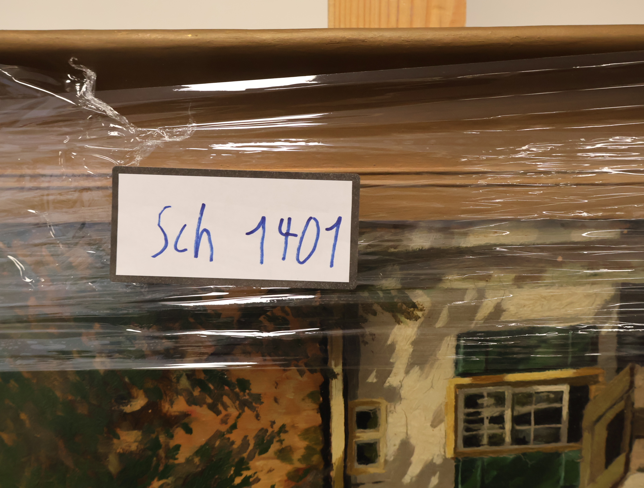 Schilderij Boederij aanzicht - W.A. Waggenaar – foto 16 – kavel bij GSD Auctions, Zoeterwoude