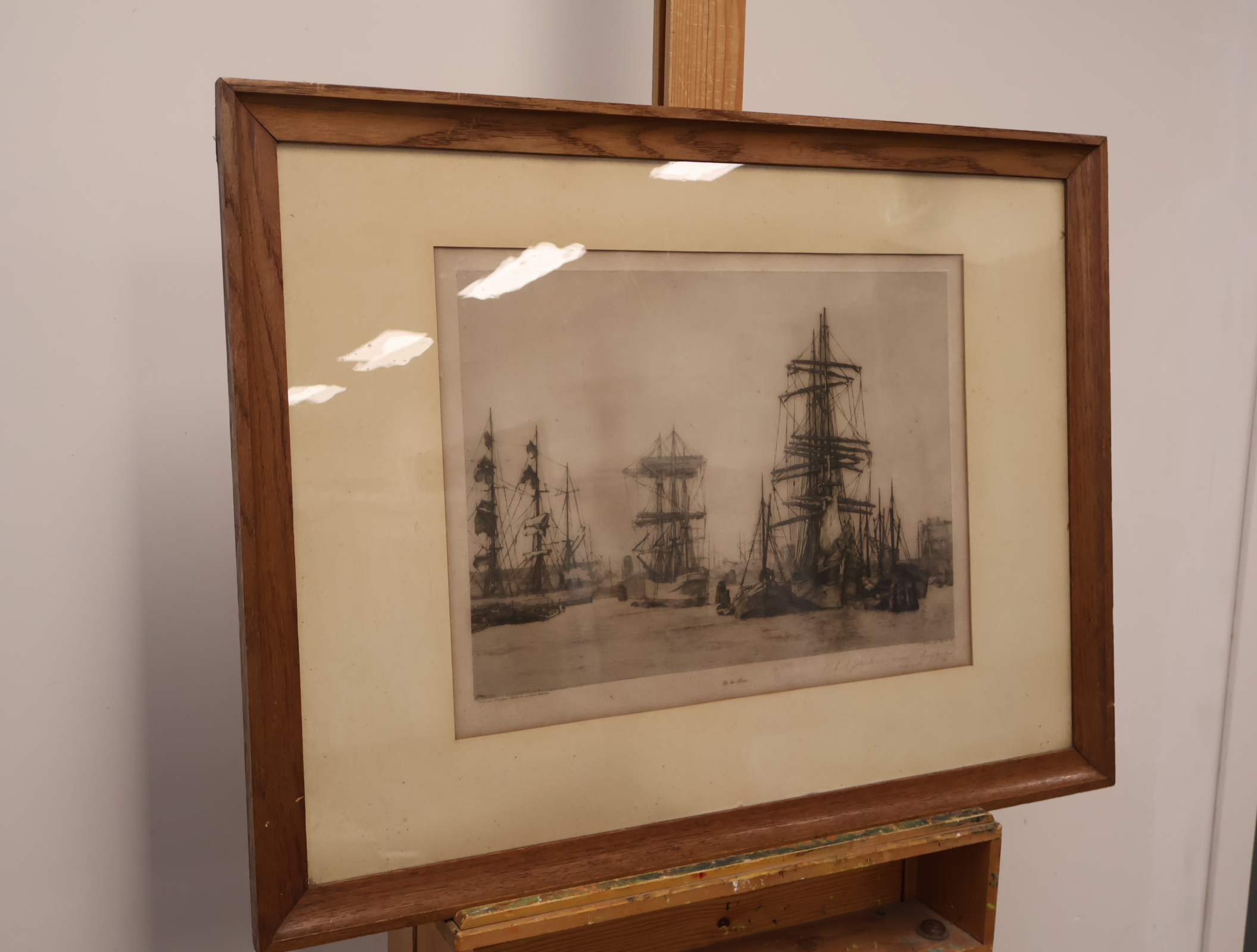 Ingelijste Ets - A. Derksen van Angeren – foto 4 – kavel bij GSD Auctions, Zoeterwoude