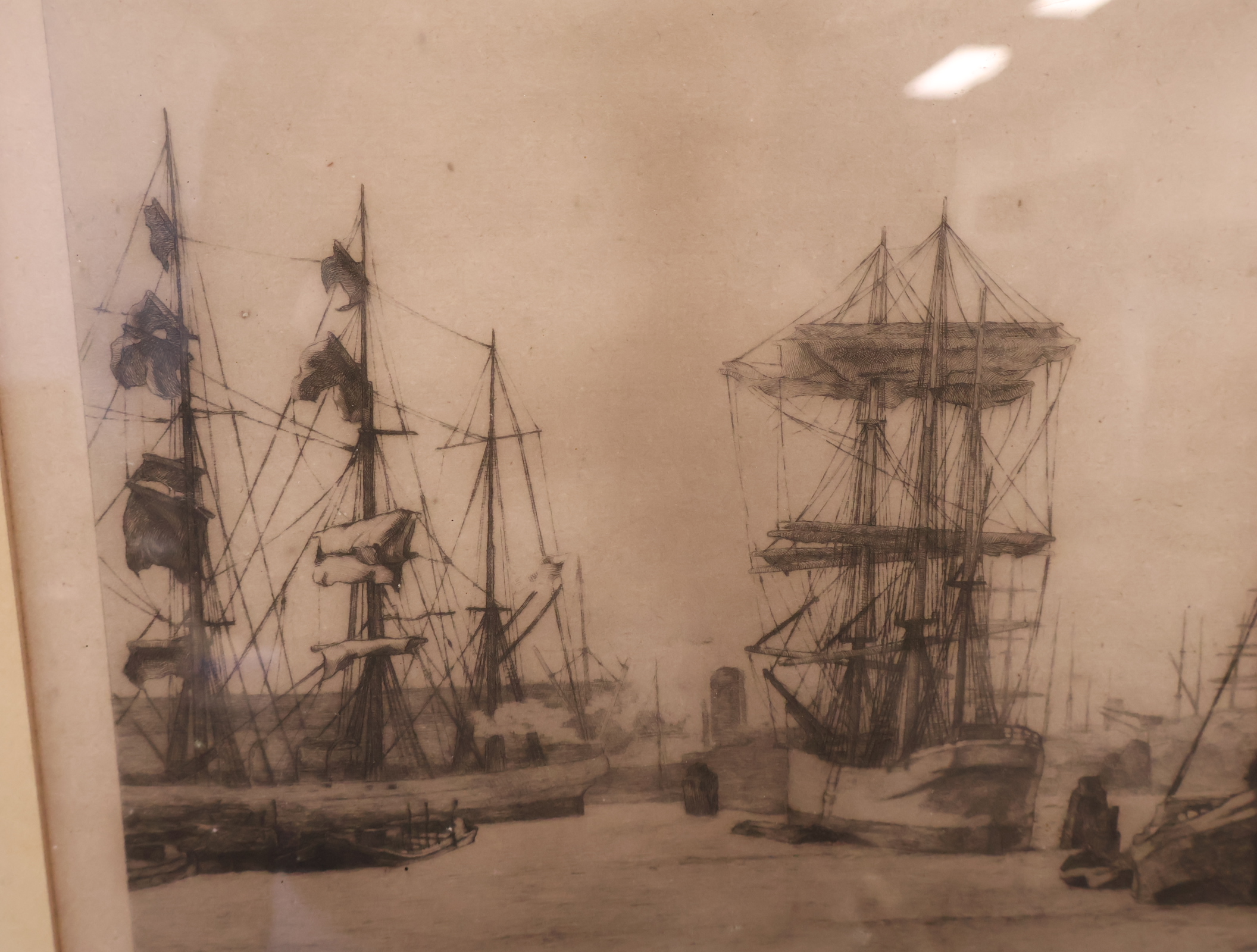 Ingelijste Ets - A. Derksen van Angeren – foto 5 – kavel bij GSD Auctions, Zoeterwoude
