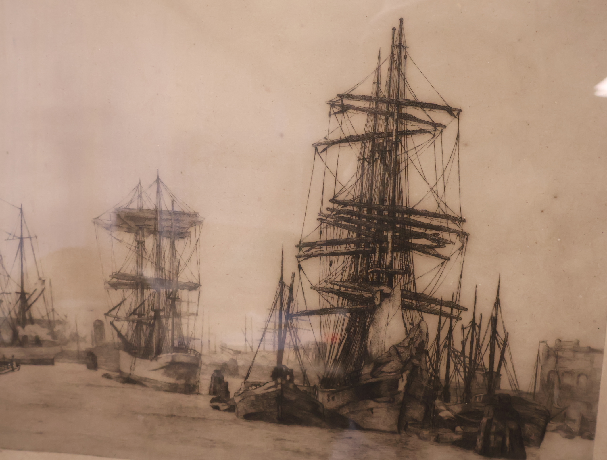 Ingelijste Ets - A. Derksen van Angeren – foto 6 – kavel bij GSD Auctions, Zoeterwoude