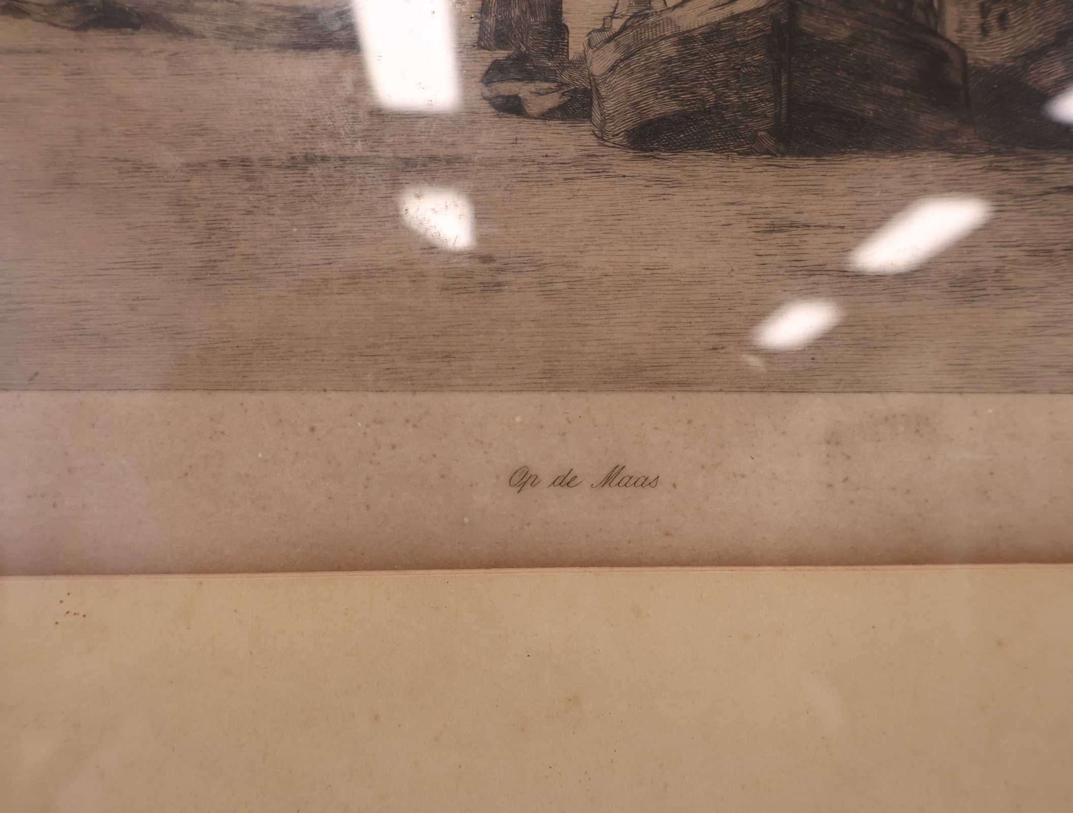 Ingelijste Ets - A. Derksen van Angeren – foto 9 – kavel bij GSD Auctions, Zoeterwoude