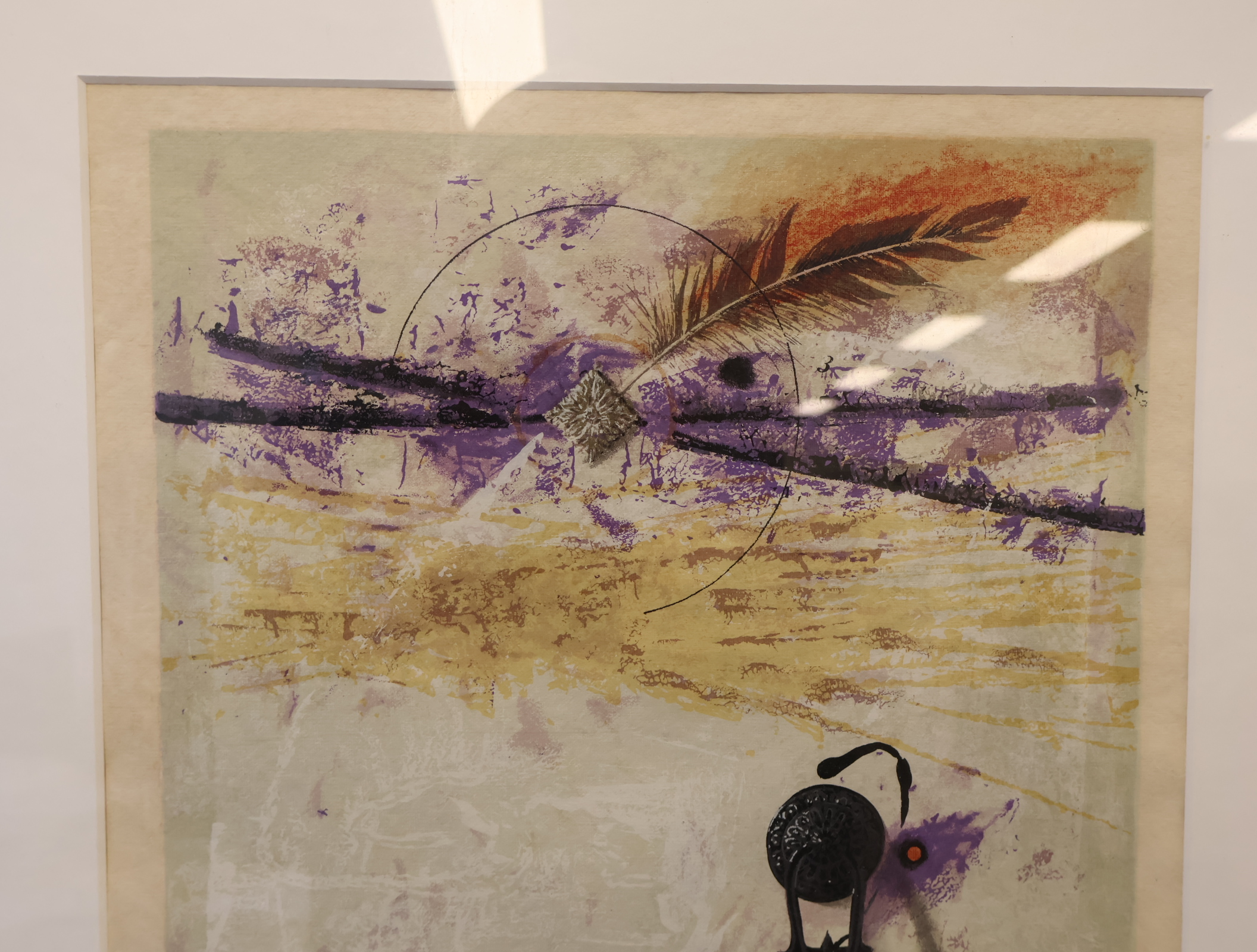 Gesigneerde abstracte litho in Lijst – foto 5 – kavel bij GSD Auctions, Zoeterwoude