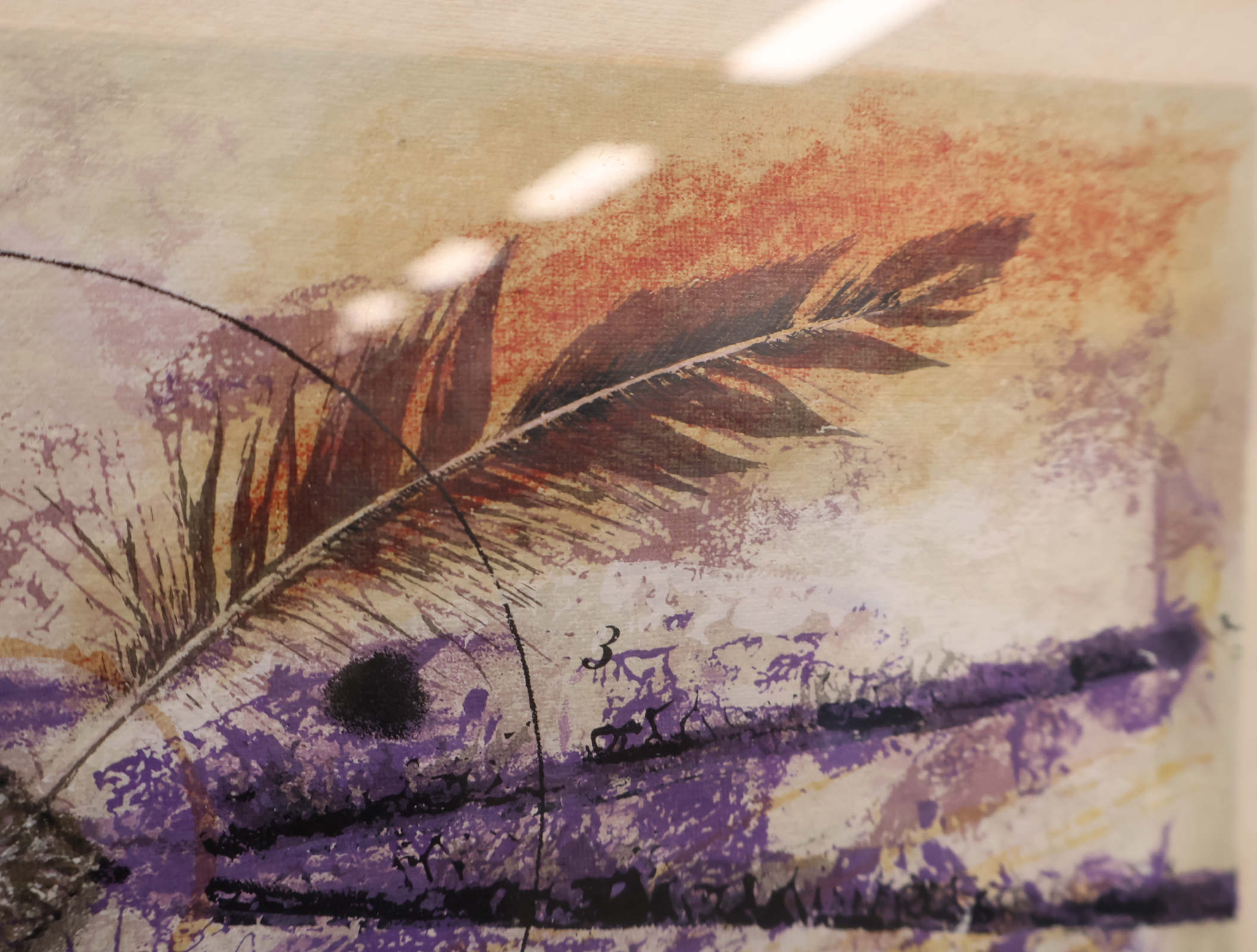 Gesigneerde abstracte litho in Lijst – foto 7 – kavel bij GSD Auctions, Zoeterwoude