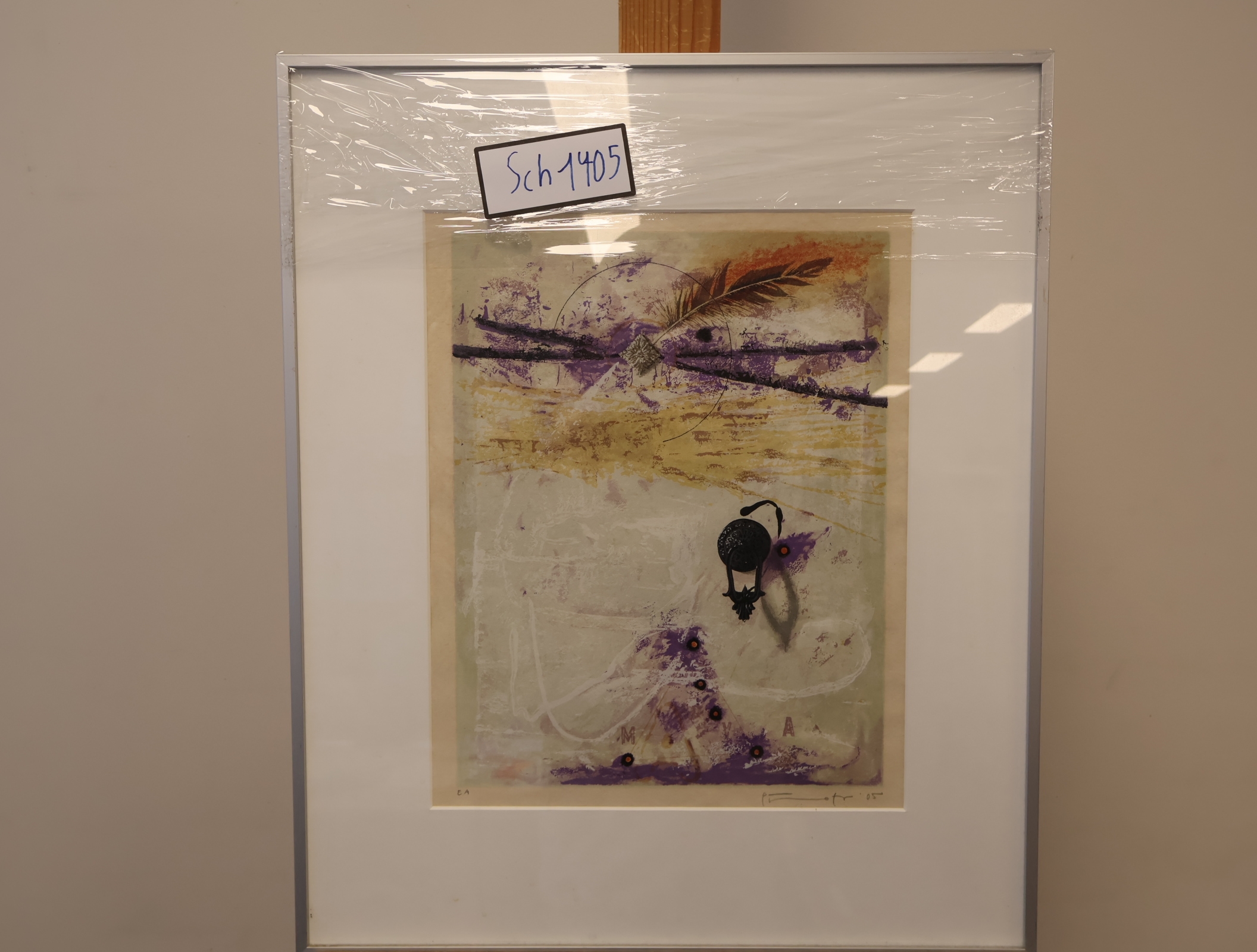 Gesigneerde abstracte litho in Lijst – foto 12 – kavel bij GSD Auctions, Zoeterwoude