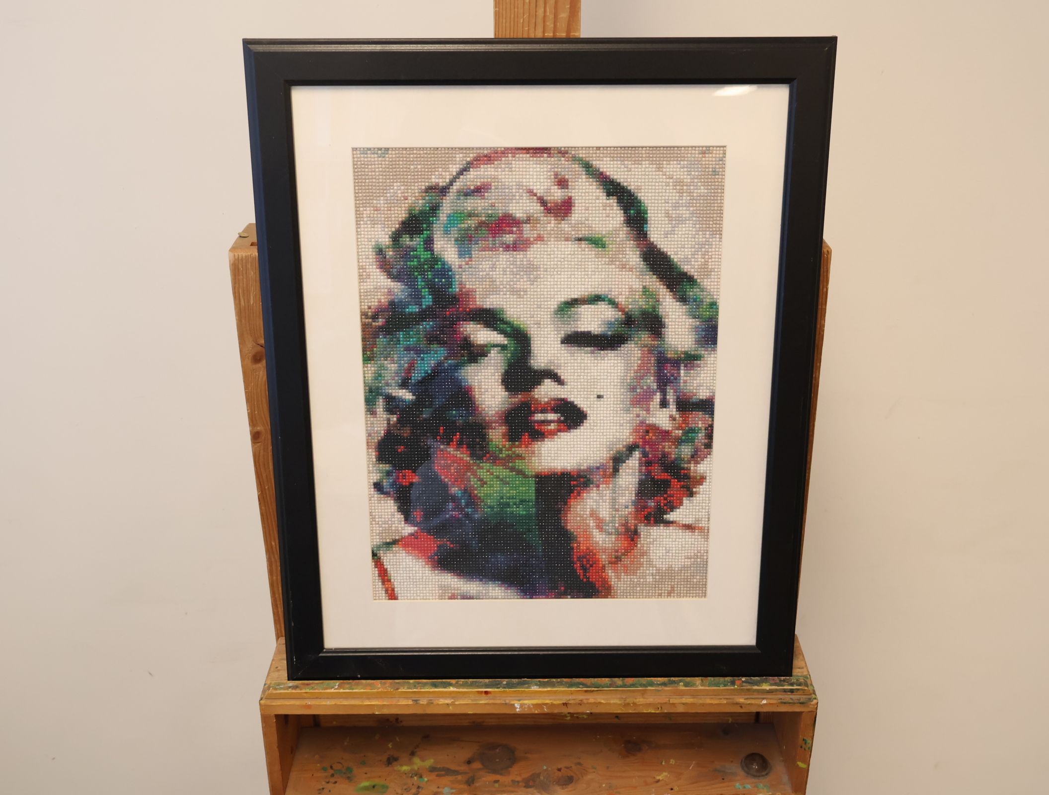 Ingelijste diamond painting van Marilyn Monroe – foto 2 – kavel bij GSD Auctions, Zoeterwoude