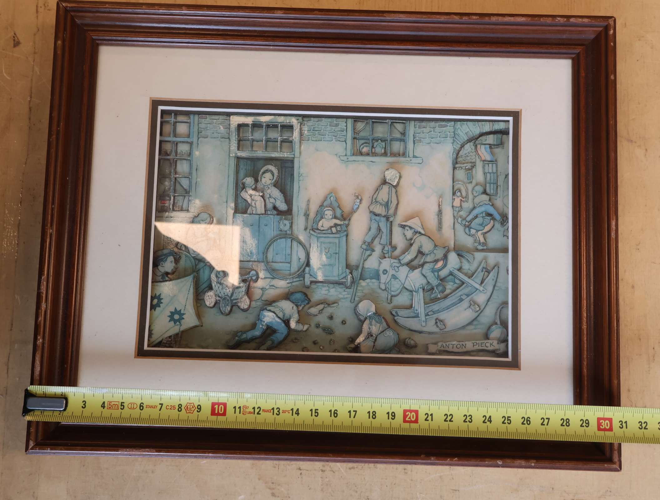 Anton Pieck 3D ingelijste print met kinderscène – foto 7 – kavel bij GSD Auctions, Zoeterwoude