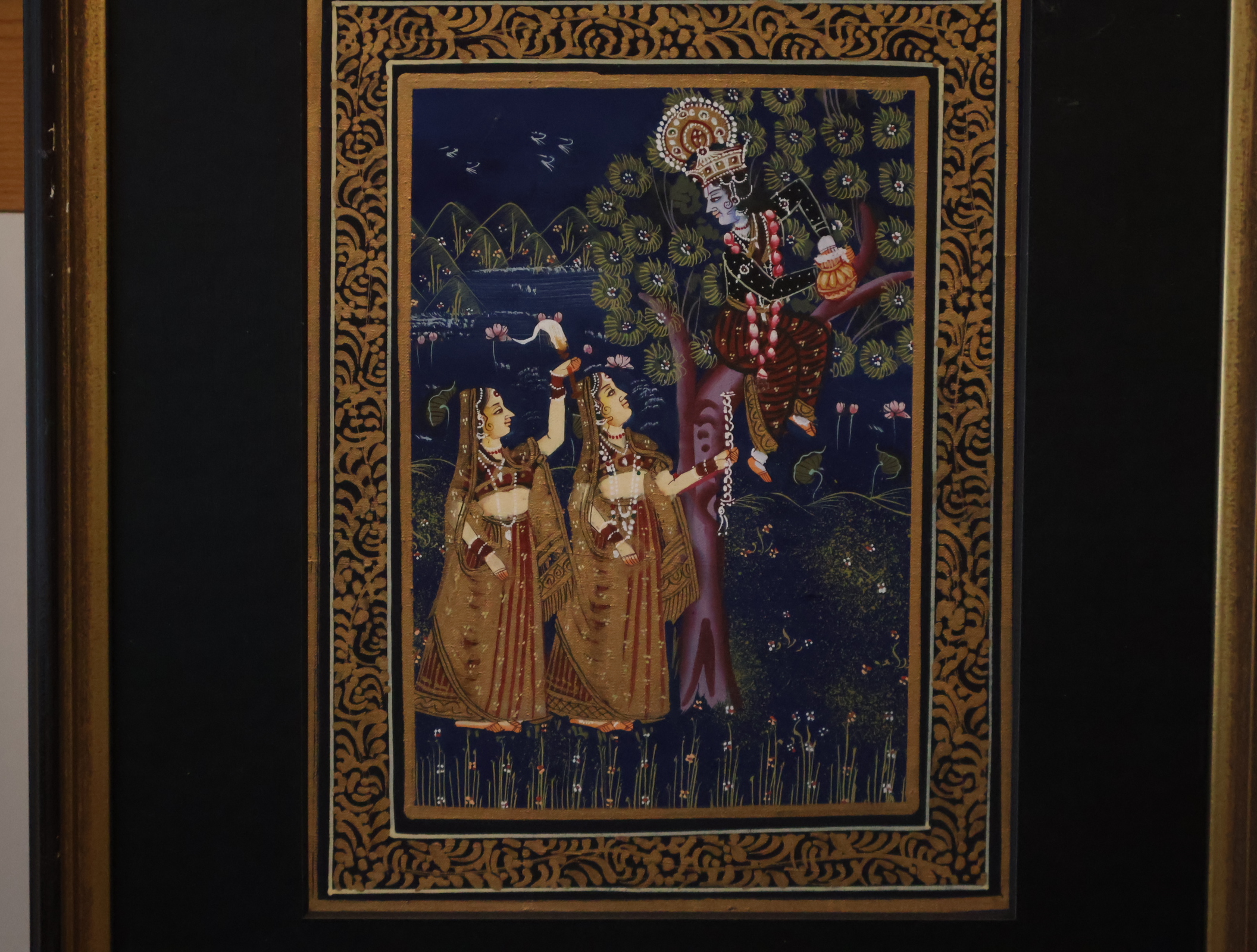 Traditionele Indiase Miniatuurschildering – foto 2 – kavel bij GSD Auctions, Zoeterwoude