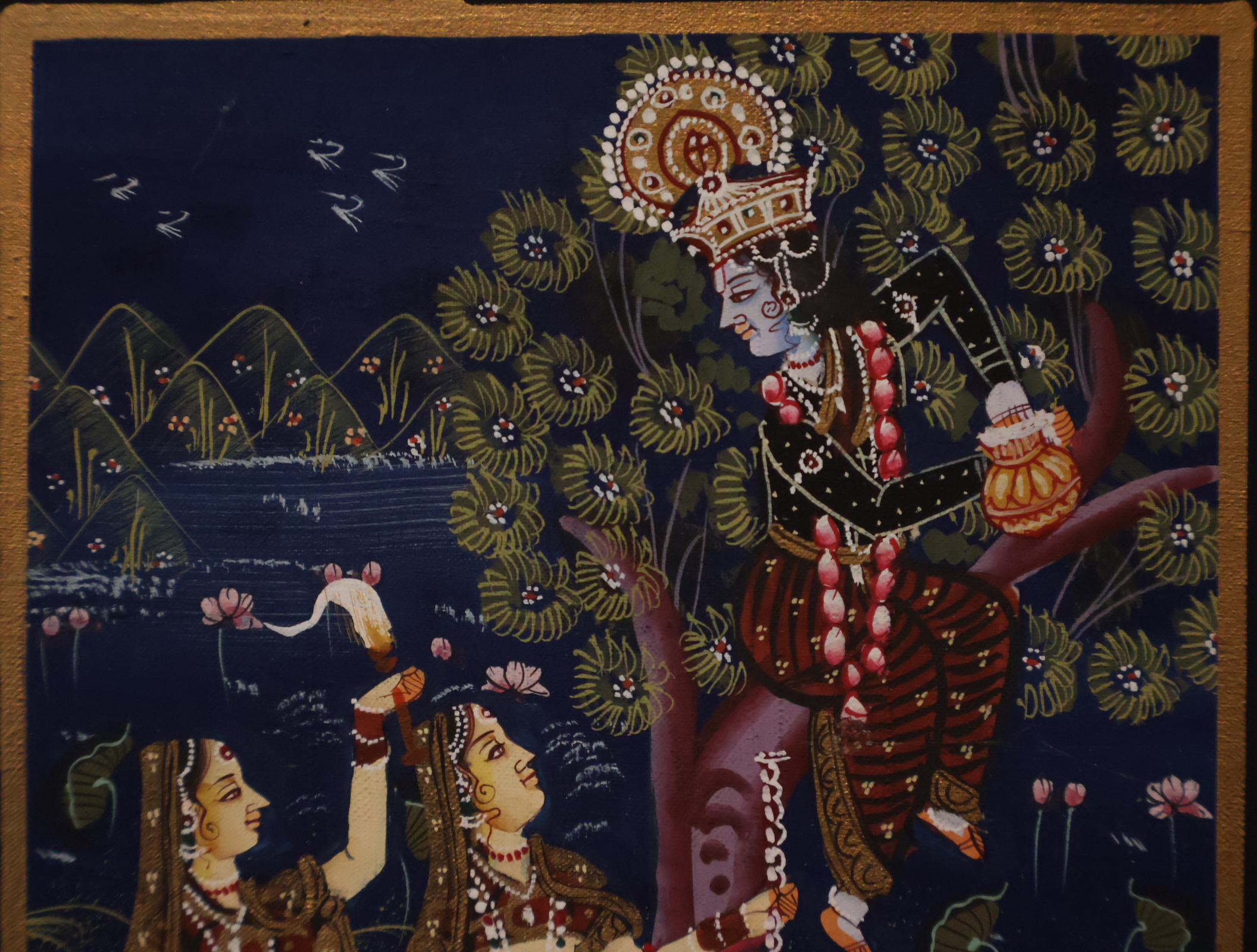 Traditionele Indiase Miniatuurschildering – foto 3 – kavel bij GSD Auctions, Zoeterwoude