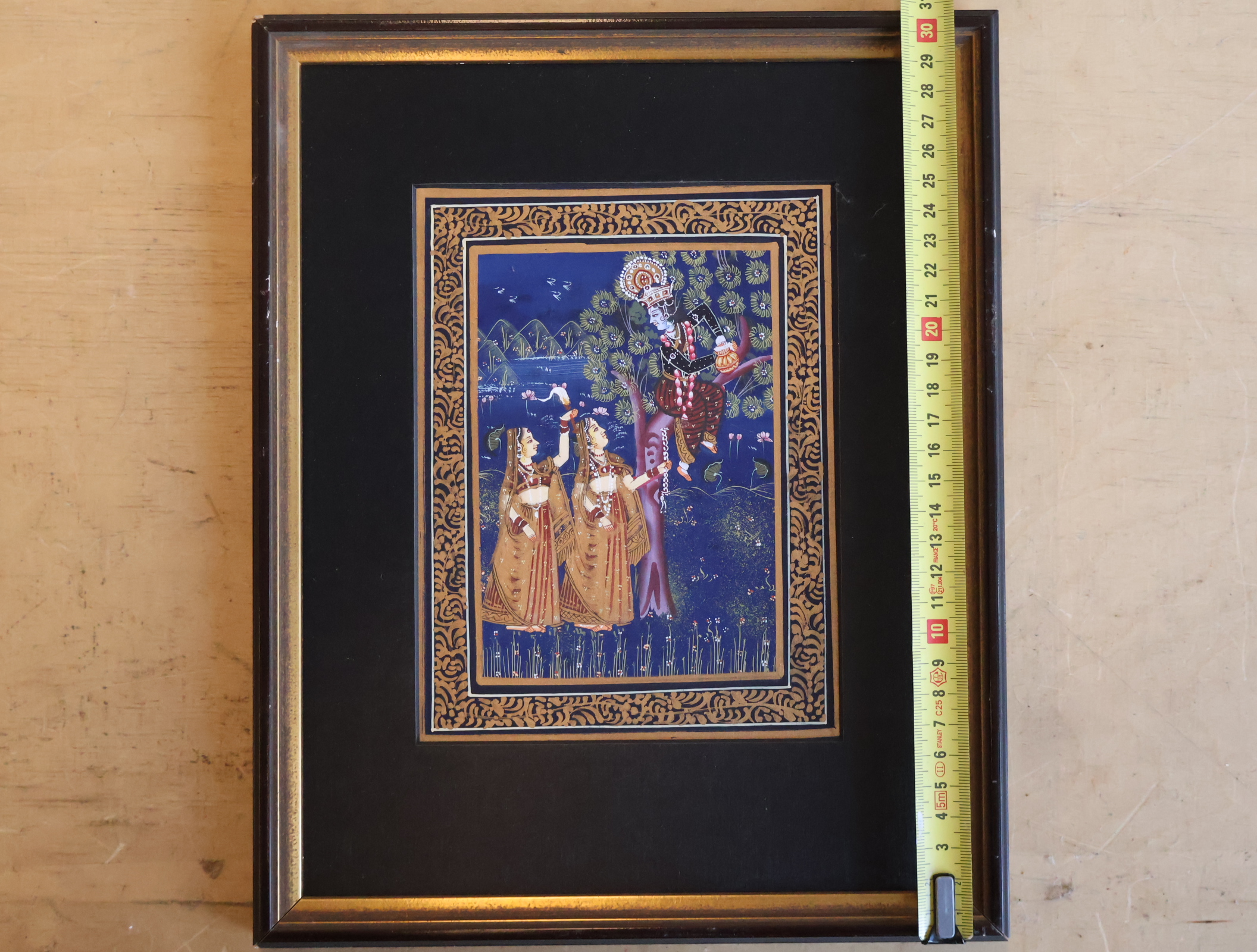 Traditionele Indiase Miniatuurschildering – foto 5 – kavel bij GSD Auctions, Zoeterwoude