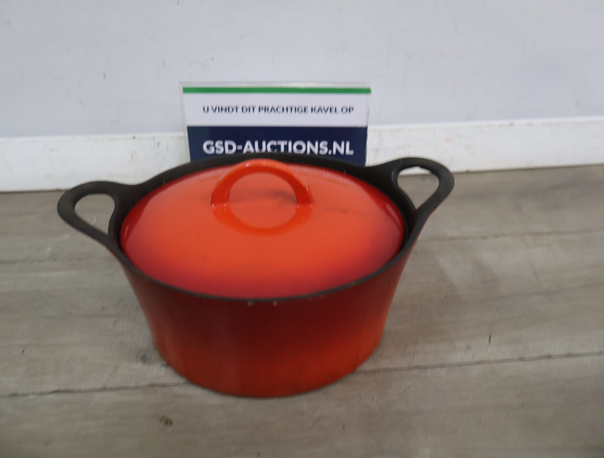 Gietijzeren braadpan met deksel – foto 2 – kavel bij GSD Auctions, Zoeterwoude