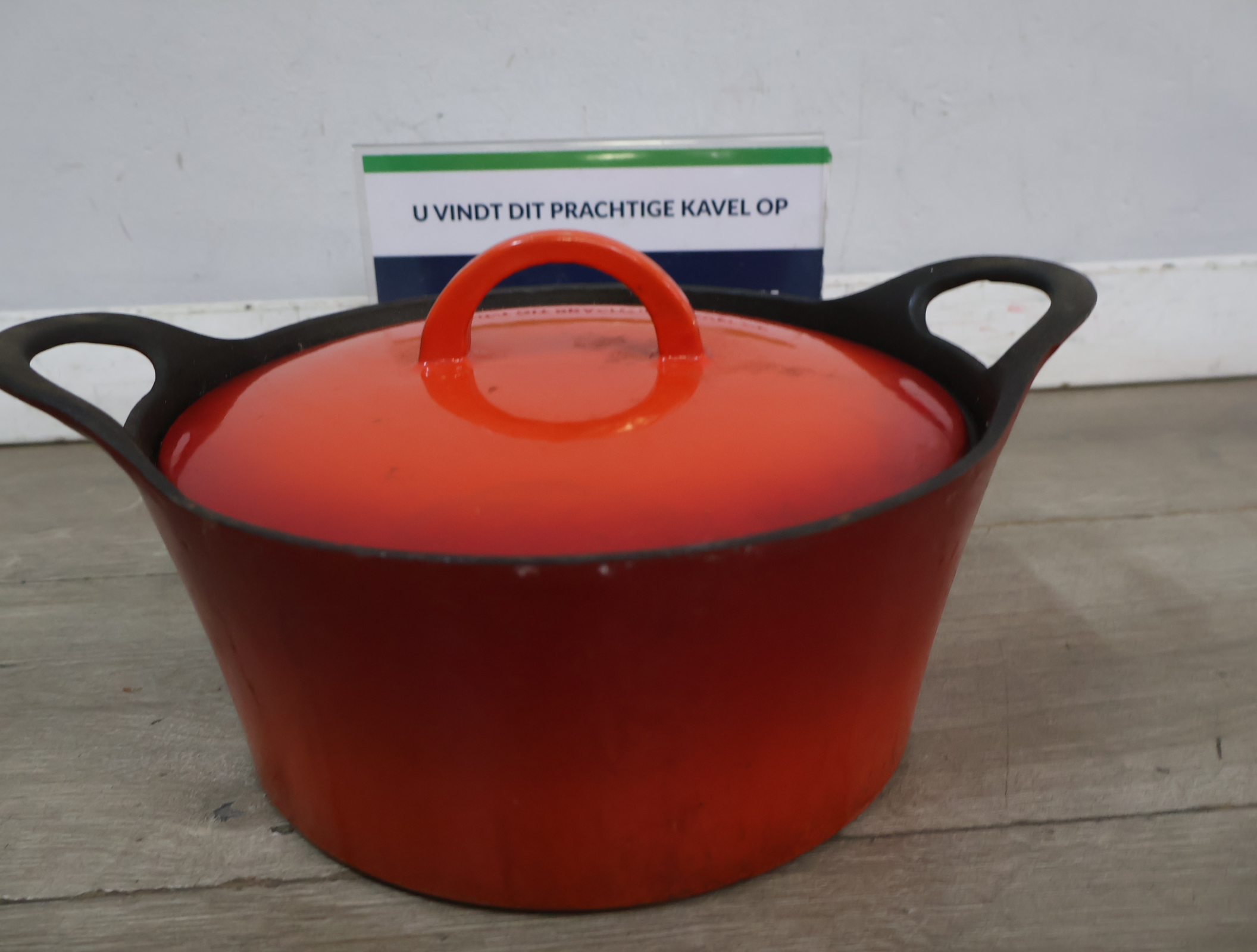 Gietijzeren braadpan met deksel – kavel bij GSD Auctions, Zoeterwoude