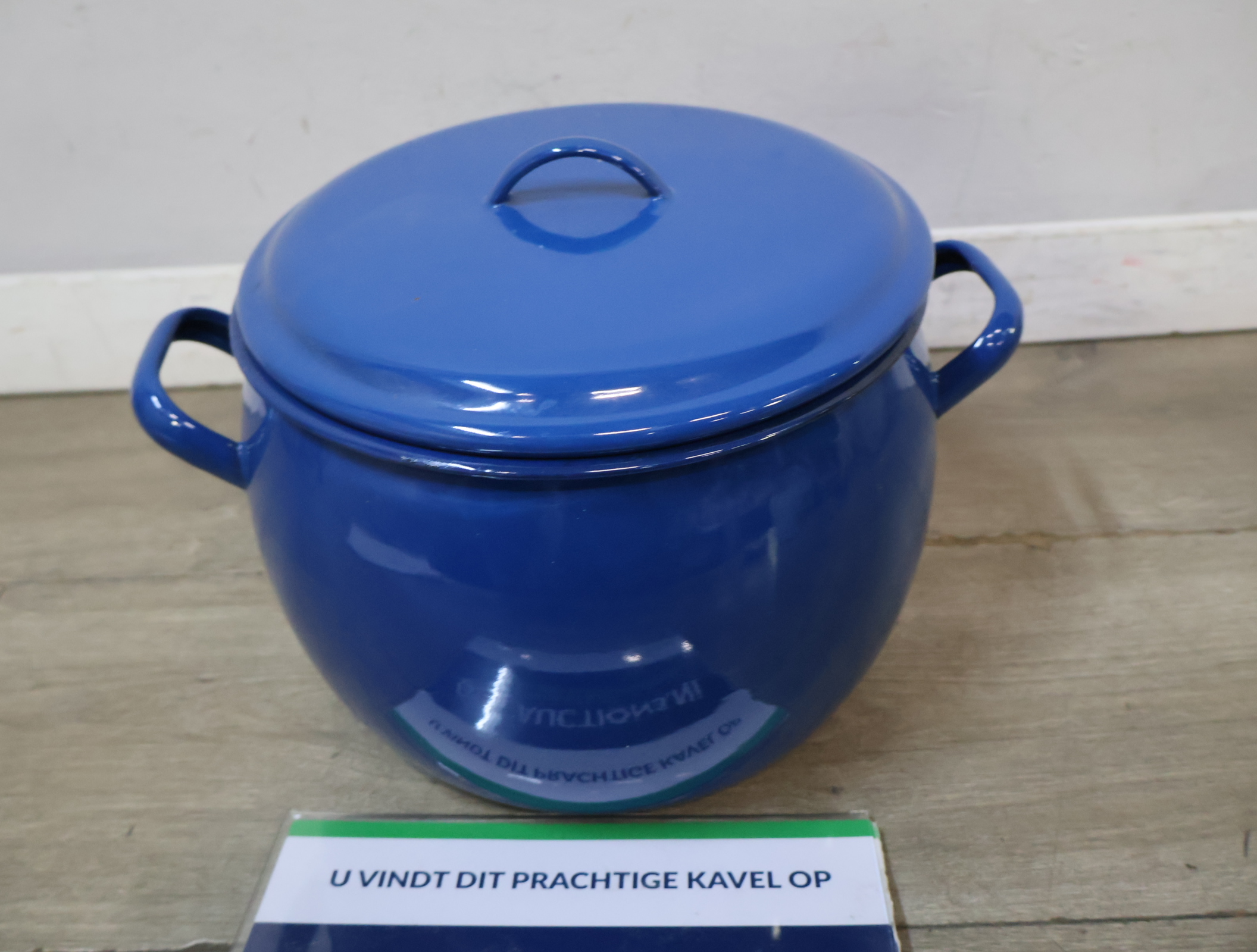 Blauwe geëmailleerde braadpan – foto 2 – kavel bij GSD Auctions, Zoeterwoude