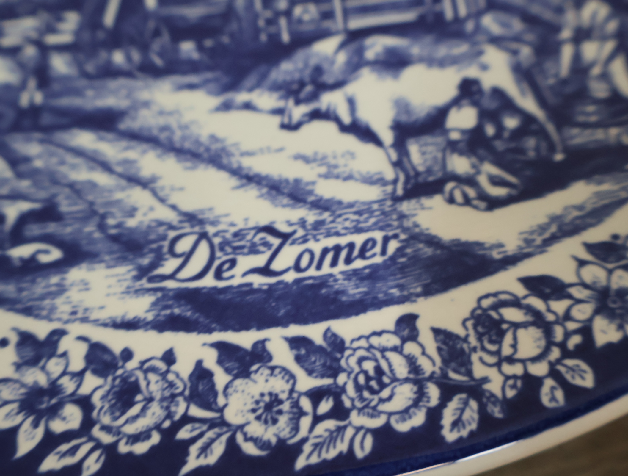 Blauw-wit aardewerk bordenset – foto 6 – kavel bij GSD Auctions, Zoeterwoude