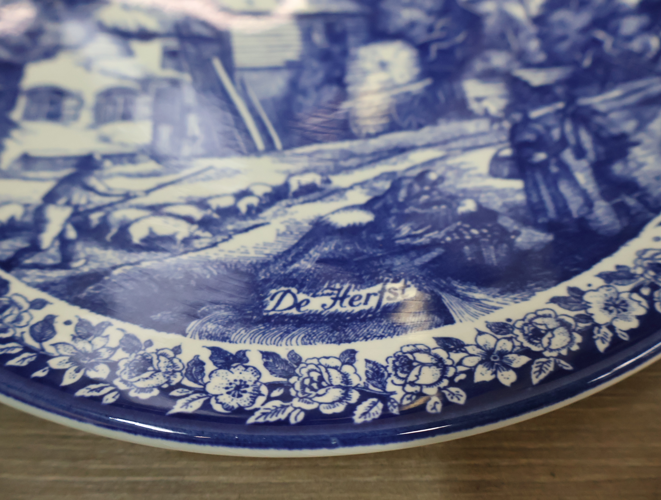 Blauw-wit aardewerk bordenset – foto 9 – kavel bij GSD Auctions, Zoeterwoude