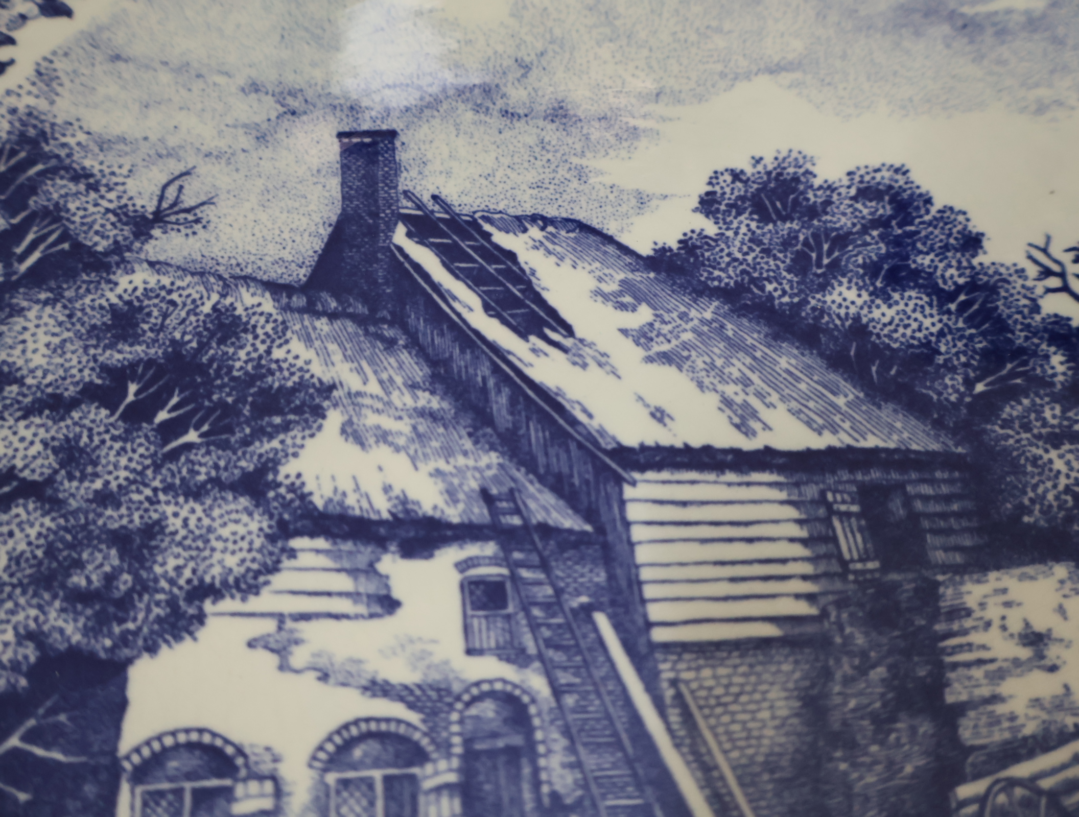 Blauw-wit aardewerk bordenset – foto 10 – kavel bij GSD Auctions, Zoeterwoude