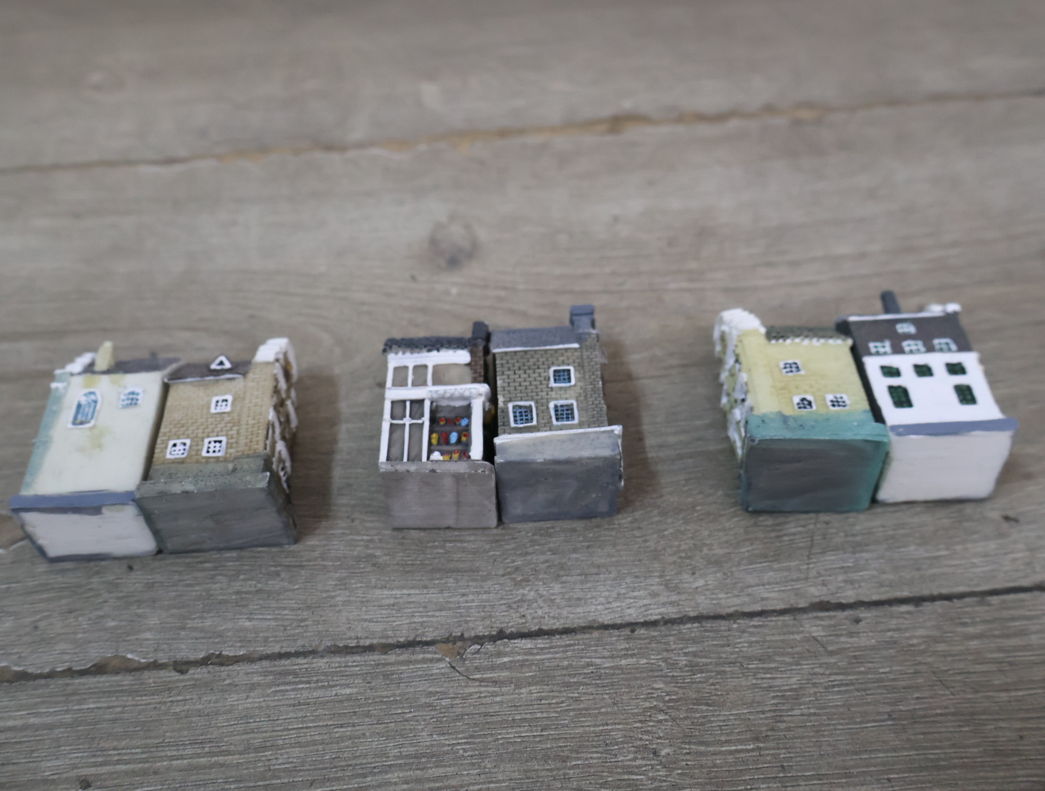 Miniatuur Amsterdamse grachtenhuizen decoratie – foto 10 – kavel bij GSD Auctions, Zoeterwoude