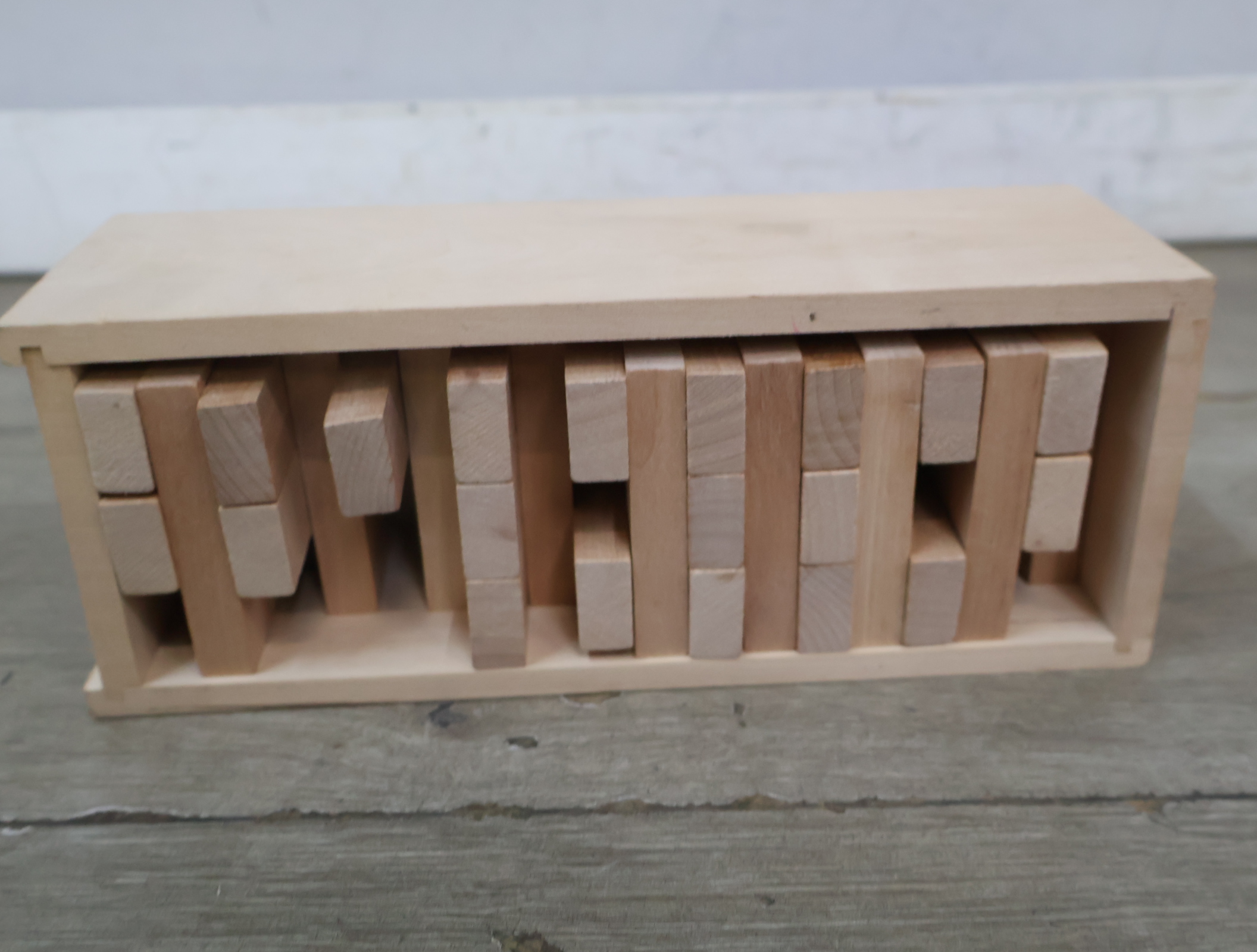 Houten Blokken-doos – foto 7 – kavel bij GSD Auctions, Zoeterwoude
