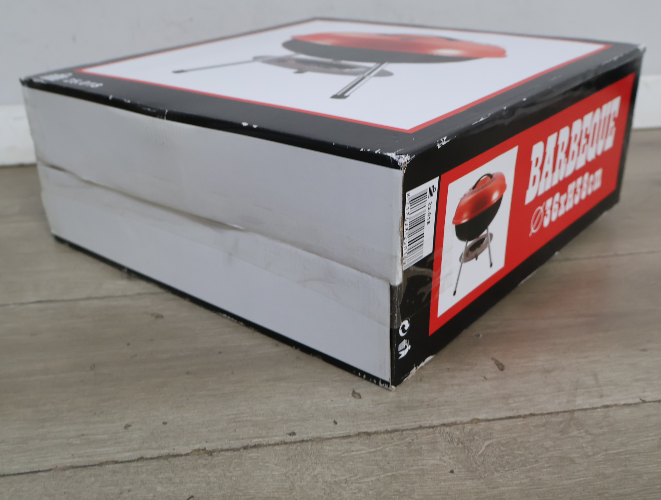 Ronde barbecue met rode deksel – foto 5 – kavel bij GSD Auctions, Zoeterwoude