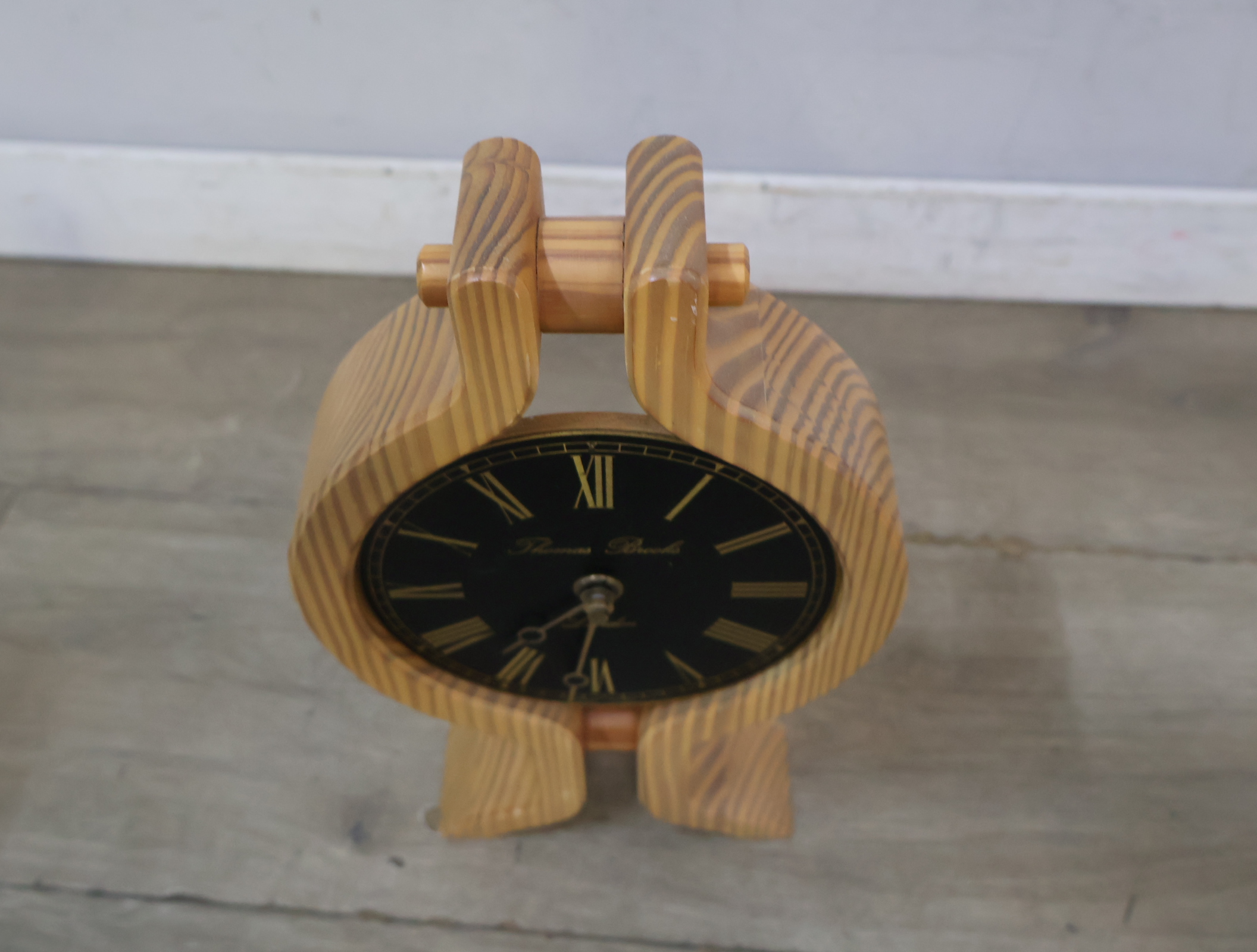 Thomas Brooks houten tafelklok – foto 6 – kavel bij GSD Auctions, Zoeterwoude