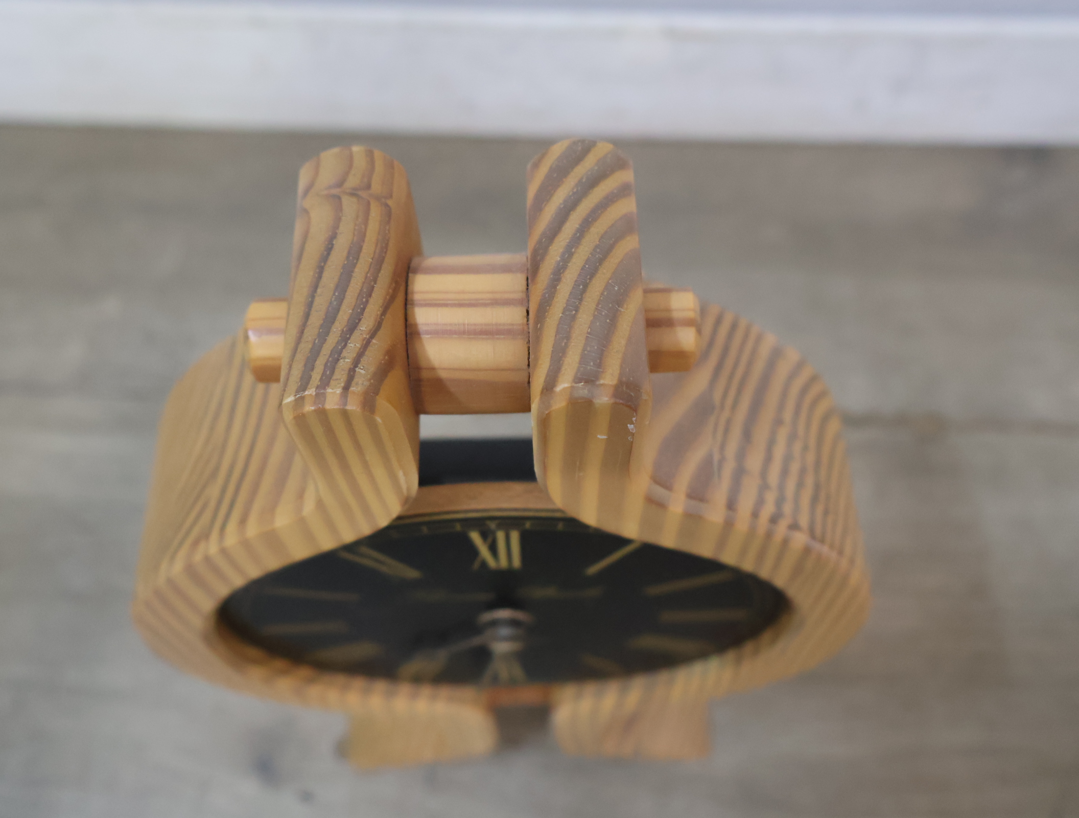 Thomas Brooks houten tafelklok – foto 7 – kavel bij GSD Auctions, Zoeterwoude