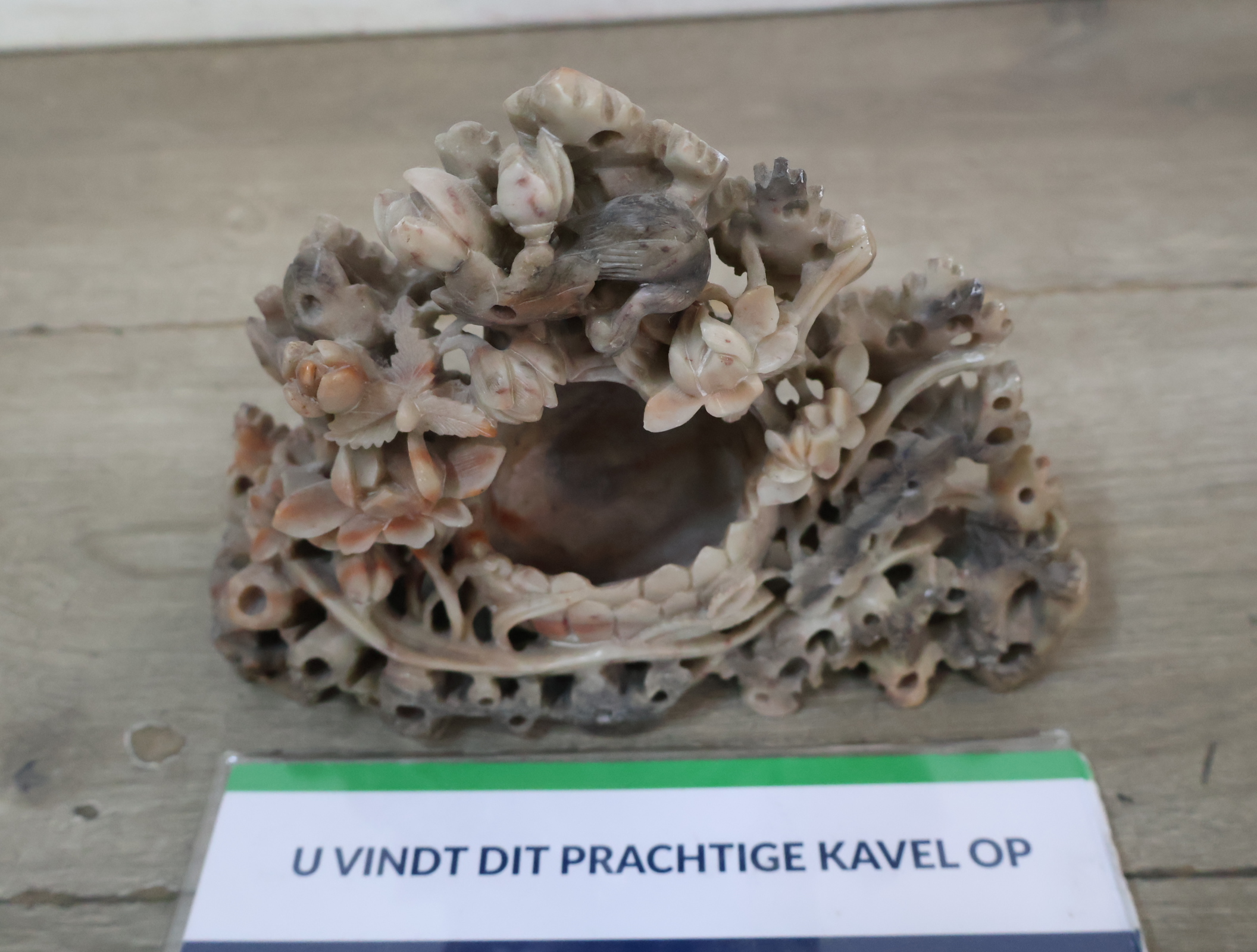 Gesneden Spekstenen decoratie – foto 2 – kavel bij GSD Auctions, Zoeterwoude