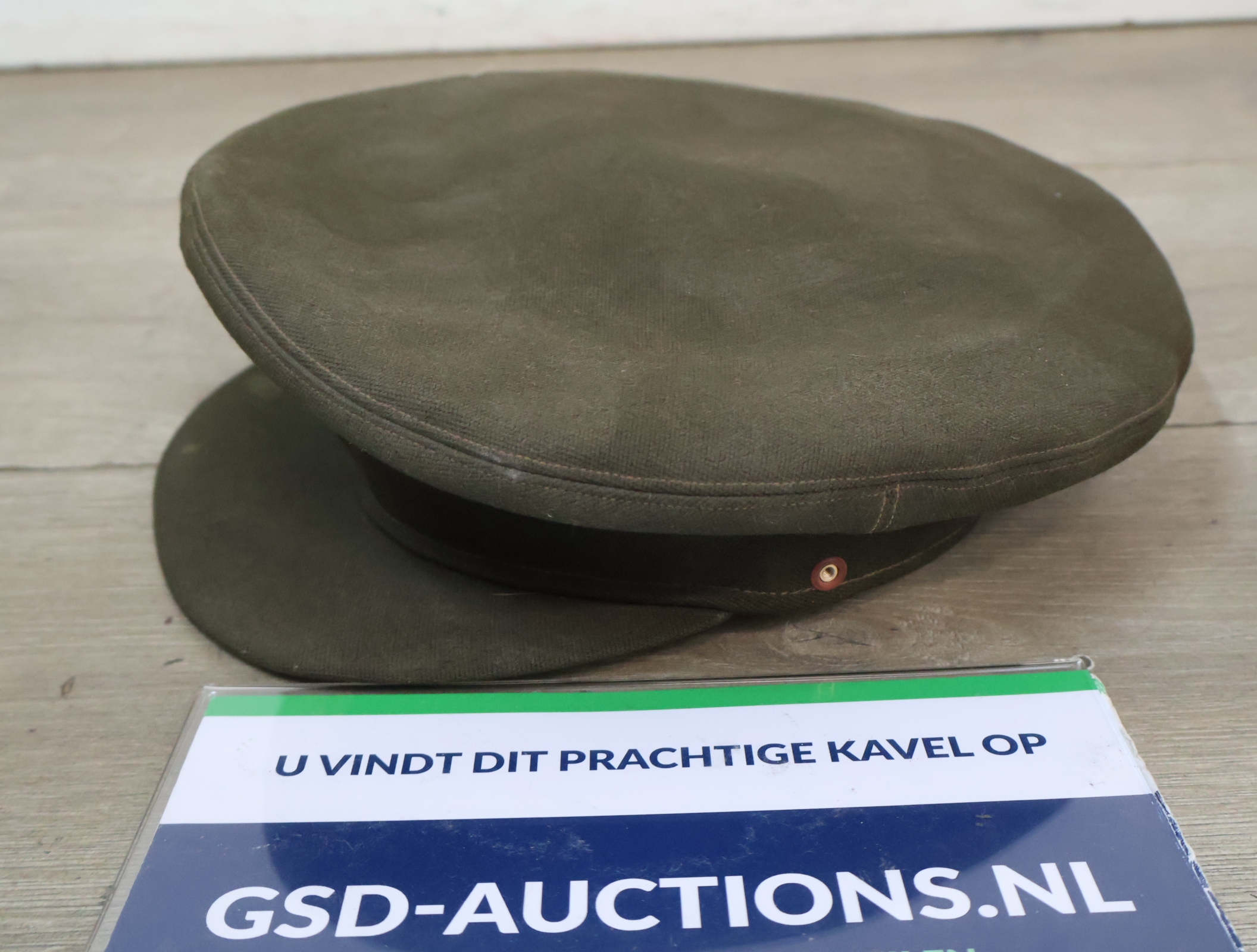 Officiers-of onderofficiersuniformpet – foto 2 – kavel bij GSD Auctions, Zoeterwoude