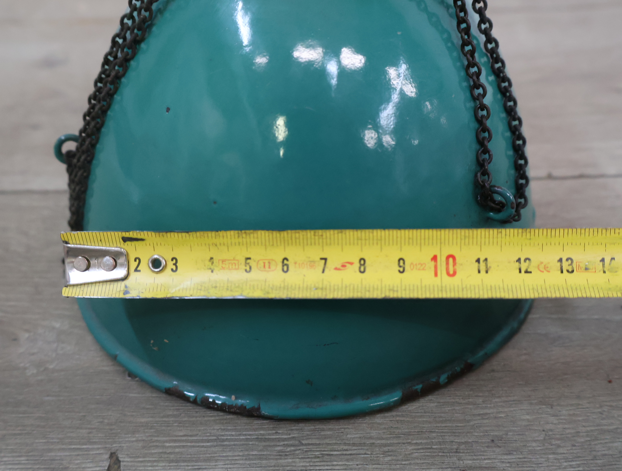Vintage hanglamp met emaille kap - Jaren '60 – foto 14 – kavel bij GSD Auctions, Zoeterwoude