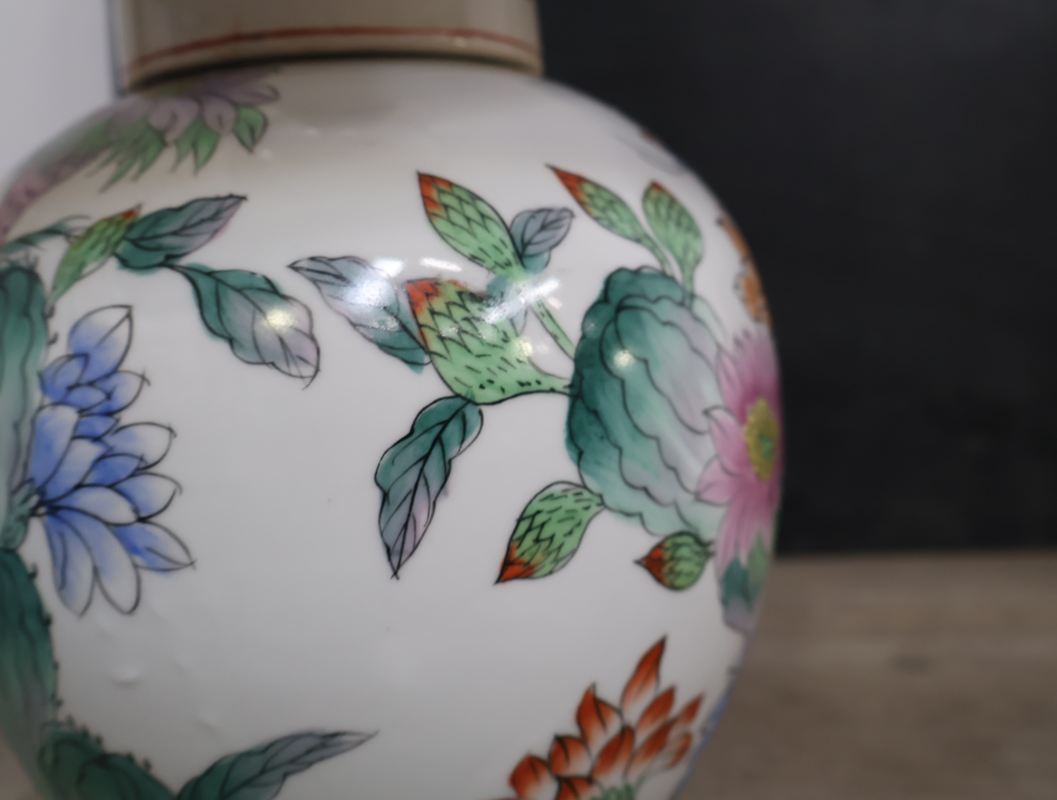 Oosterse Porseleinen Tafellamp – foto 14 – kavel bij GSD Auctions, Zoeterwoude