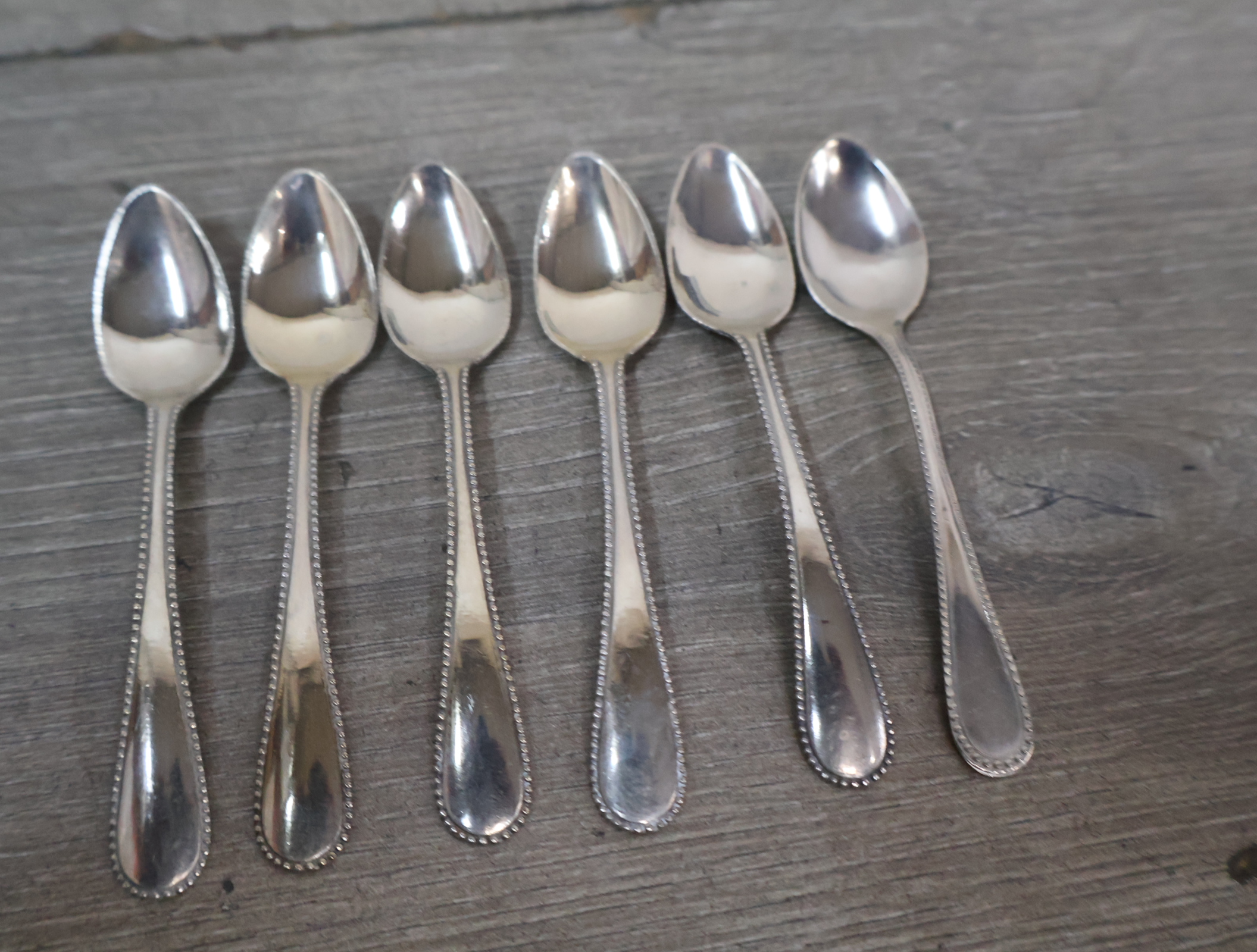 Set van 12 Verzilverde vintage lepels – foto 4 – kavel bij GSD Auctions, Zoeterwoude