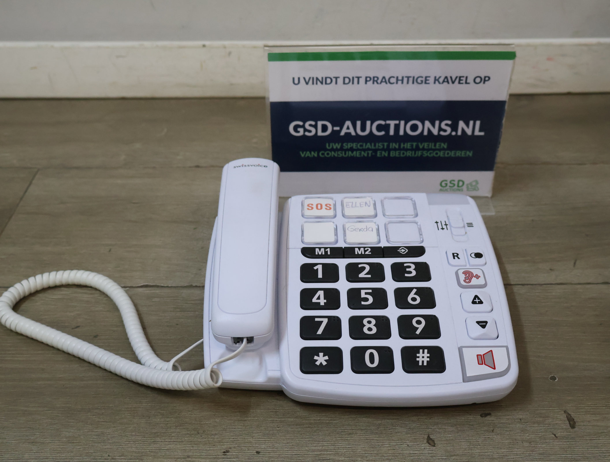 Swissvoice telefoon - Senioren Telefoon – kavel bij GSD Auctions, Zoeterwoude