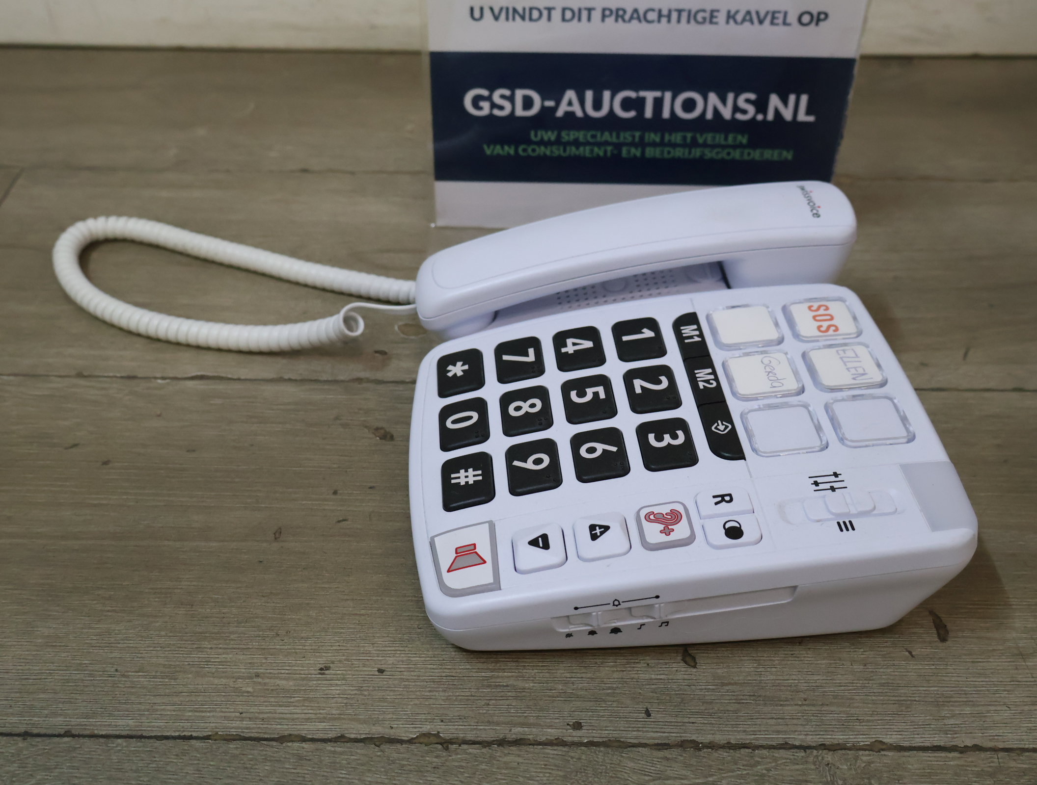 Swissvoice telefoon - Senioren Telefoon – foto 2 – kavel bij GSD Auctions, Zoeterwoude