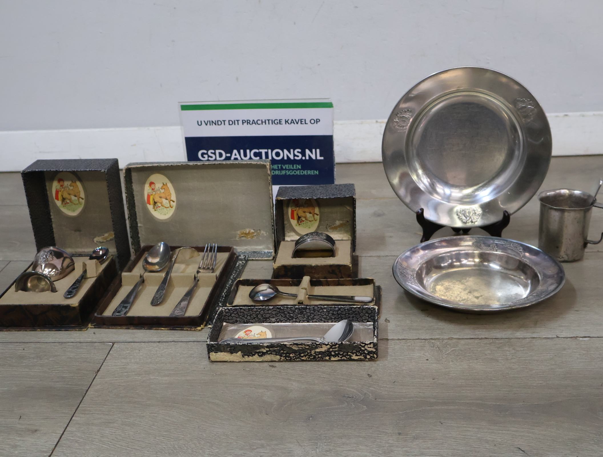 Vintage Verzilverde bestek-en serviessets – foto 2 – kavel bij GSD Auctions, Zoeterwoude