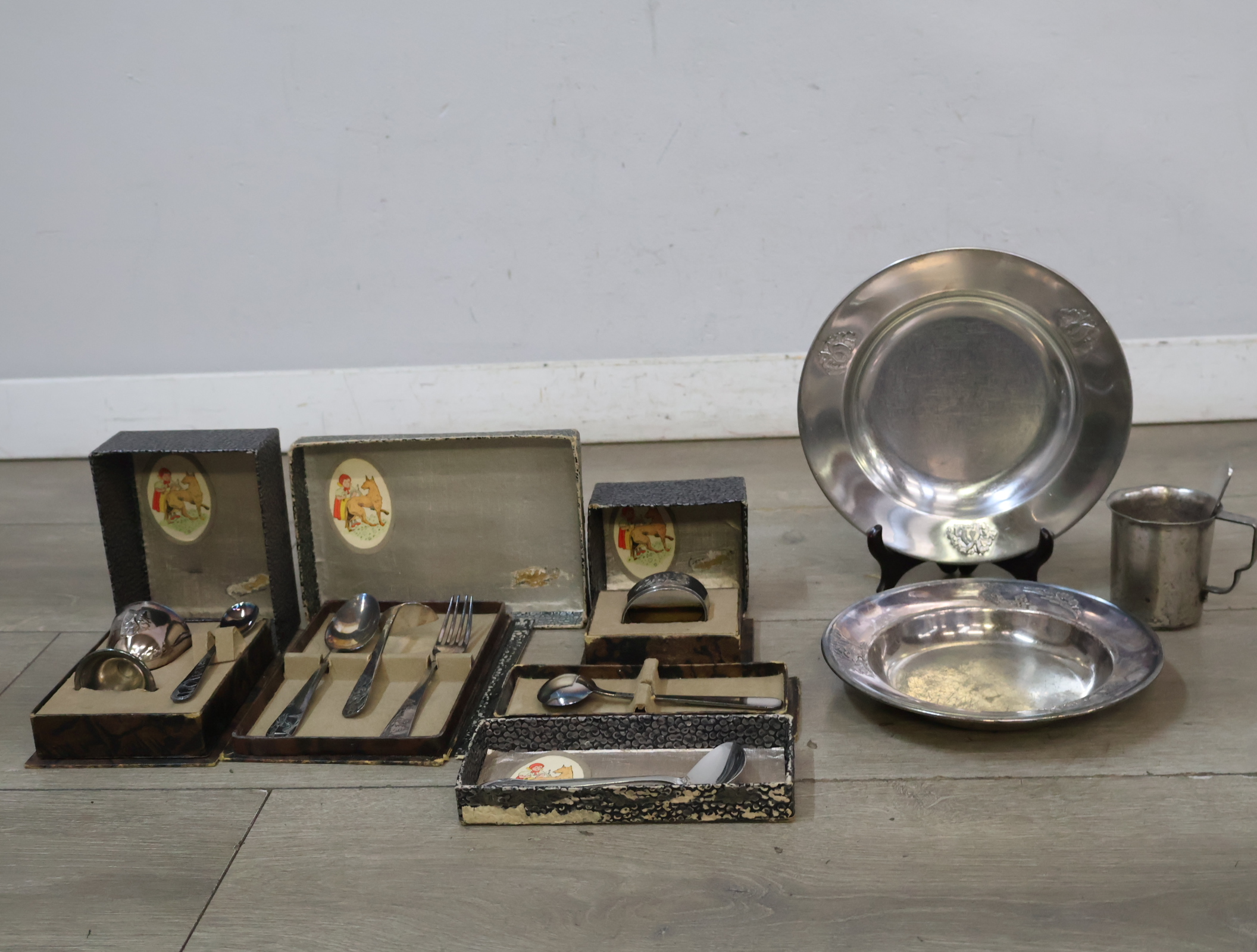 Vintage Verzilverde bestek-en serviessets – foto 3 – kavel bij GSD Auctions, Zoeterwoude