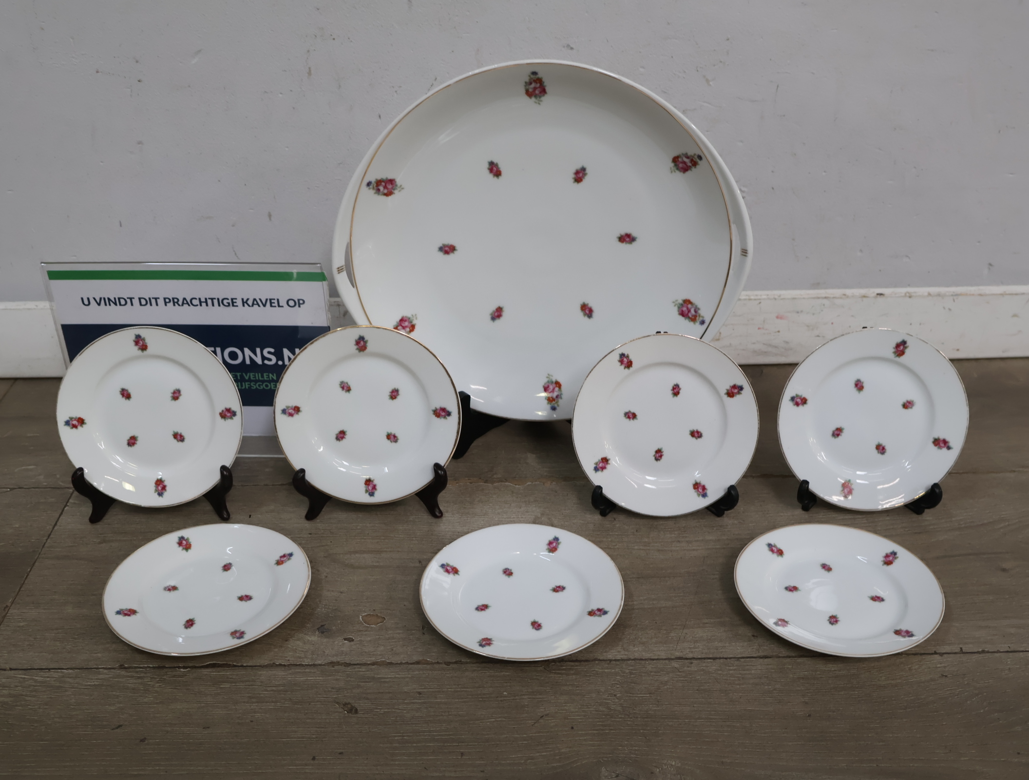 Porseleinen Servies, Gebakstel – foto 2 – kavel bij GSD Auctions, Zoeterwoude