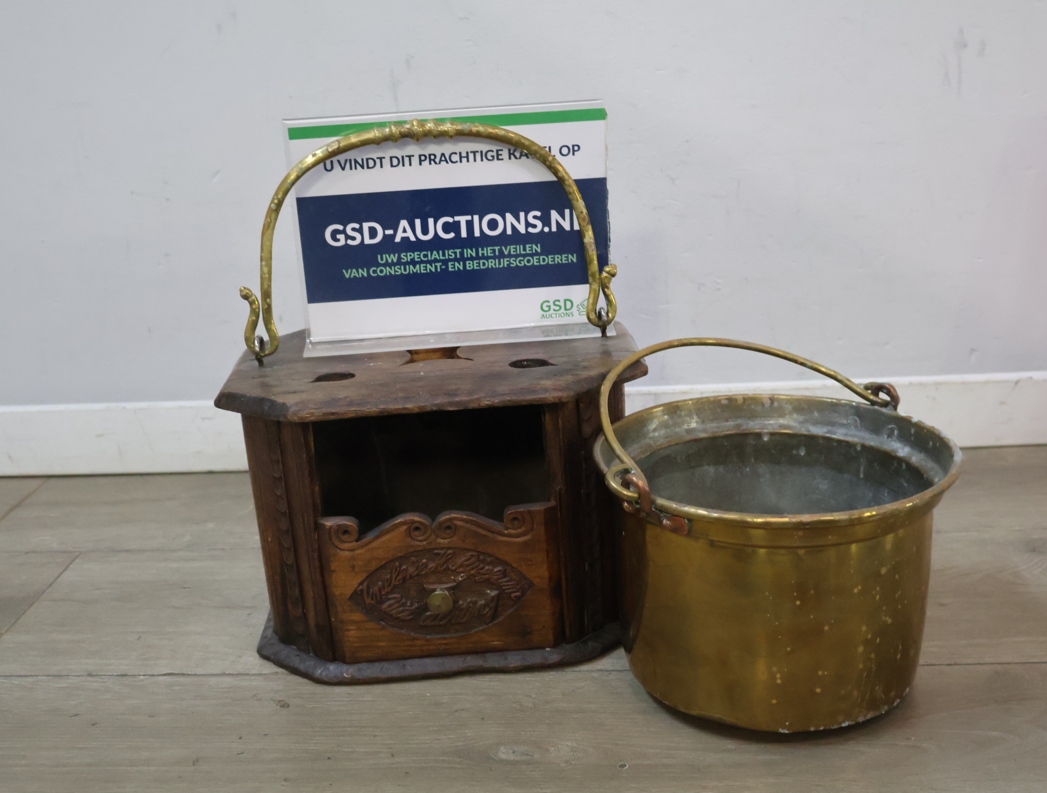 Messing ketel en Stoof – kavel bij GSD Auctions, Zoeterwoude