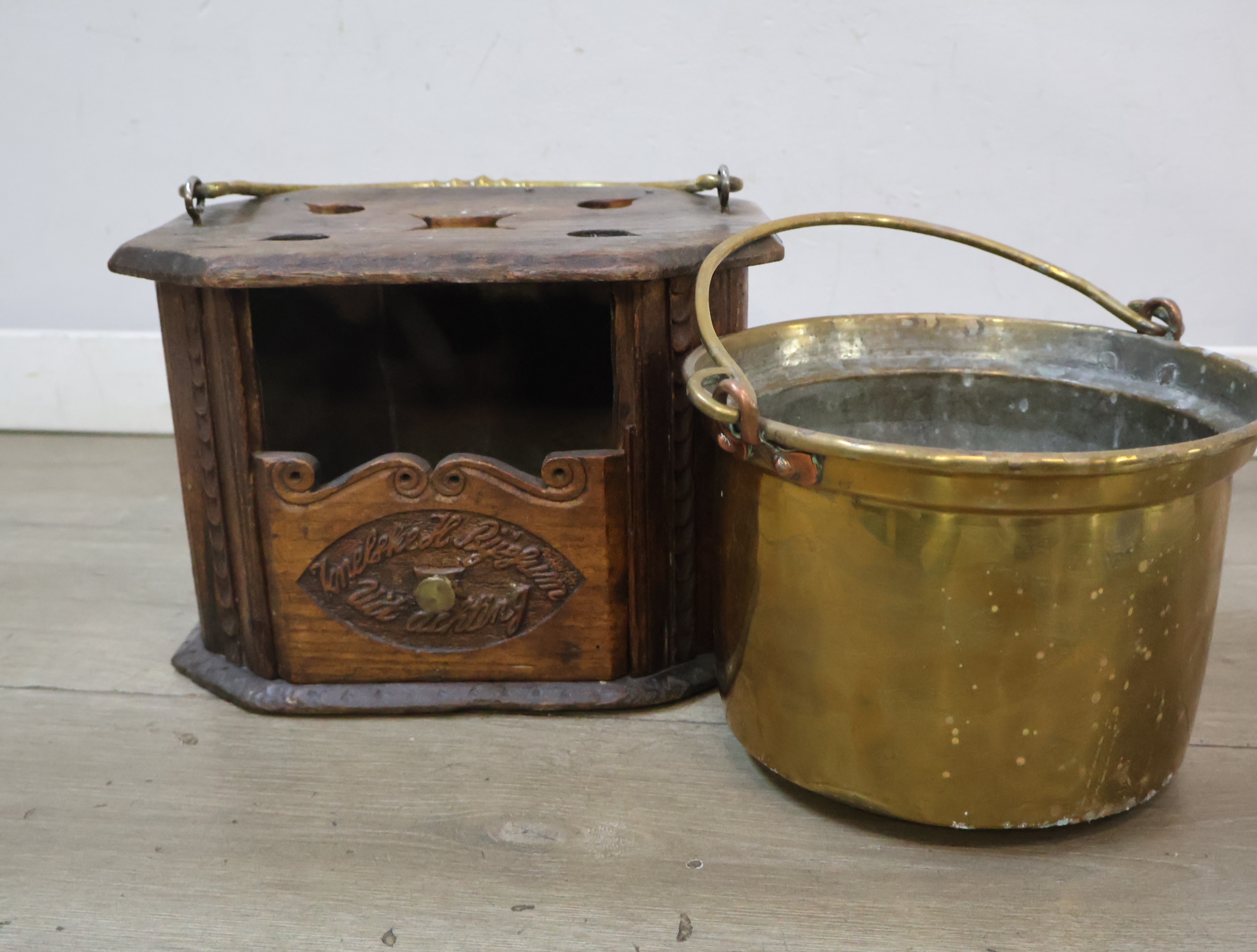 Messing ketel en Stoof – foto 3 – kavel bij GSD Auctions, Zoeterwoude