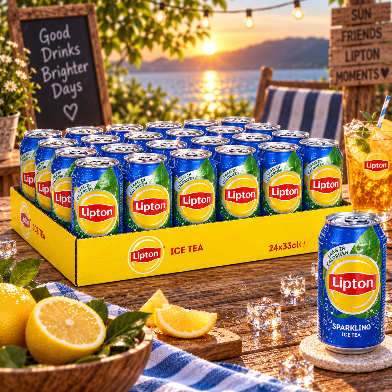 2x tray Lipton ice tea sparkling – foto 2 – kavel bij GSD Auctions, Zoeterwoude