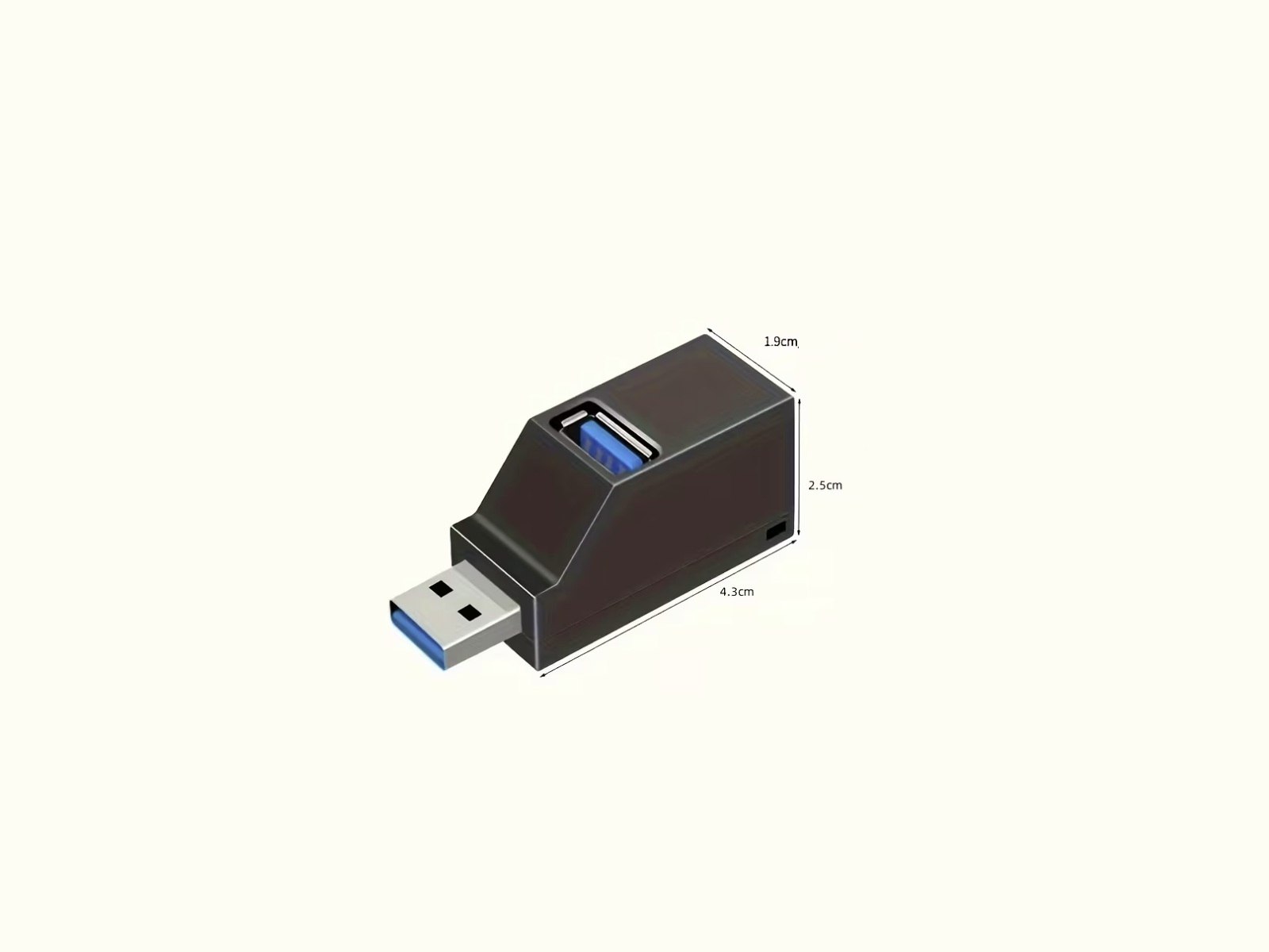 Hoge-Snelheid USB 3.0 Hub Adapter – 3 Poorten + Kaartlezer – foto 4 – kavel bij GSD Auctions, Zoeterwoude