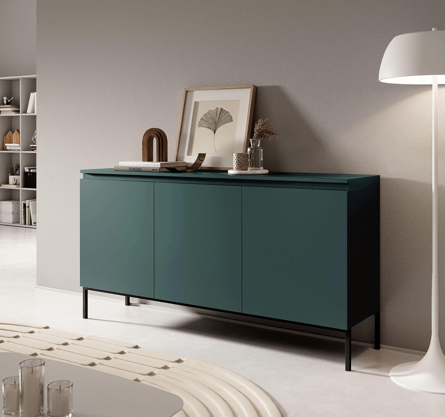 Selsey Bemmi Dressoir 150 cm in Donkergroen – foto 2 – kavel bij GSD Auctions, Zoeterwoude