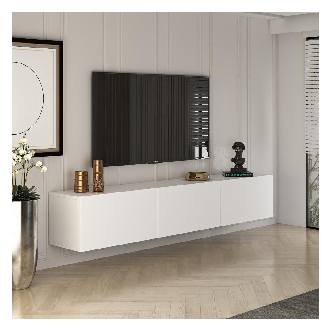 TV Stand West - White – foto 2 – kavel bij GSD Auctions, Zoeterwoude