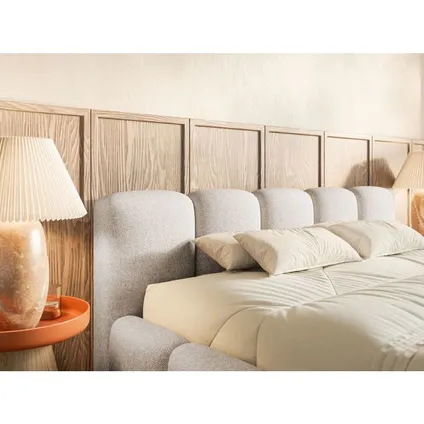 Selsey - Gestoffeerd Bed Cloudy Low - Lichtbeige 140x200 – foto 4 – kavel bij GSD Auctions, Zoeterwoude