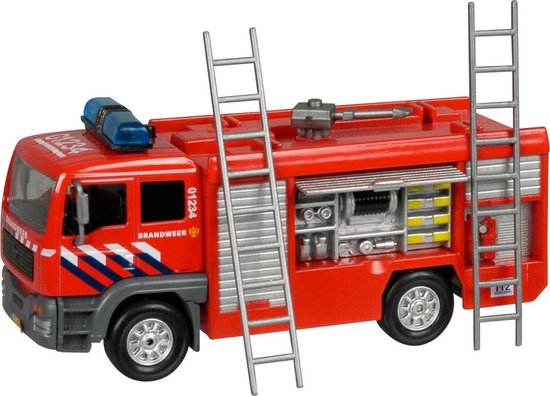 Die Cast Brandweerauto speelgoed - Metalen voertuig – foto 2 – kavel bij GSD Auctions, Zoeterwoude