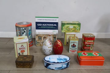 Afbeelding van Set vintage koekblikken