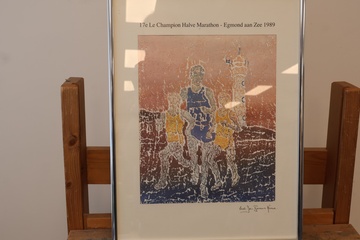 Afbeelding van 16e Le Champion Halve Marathon - 1989, ingelijste print